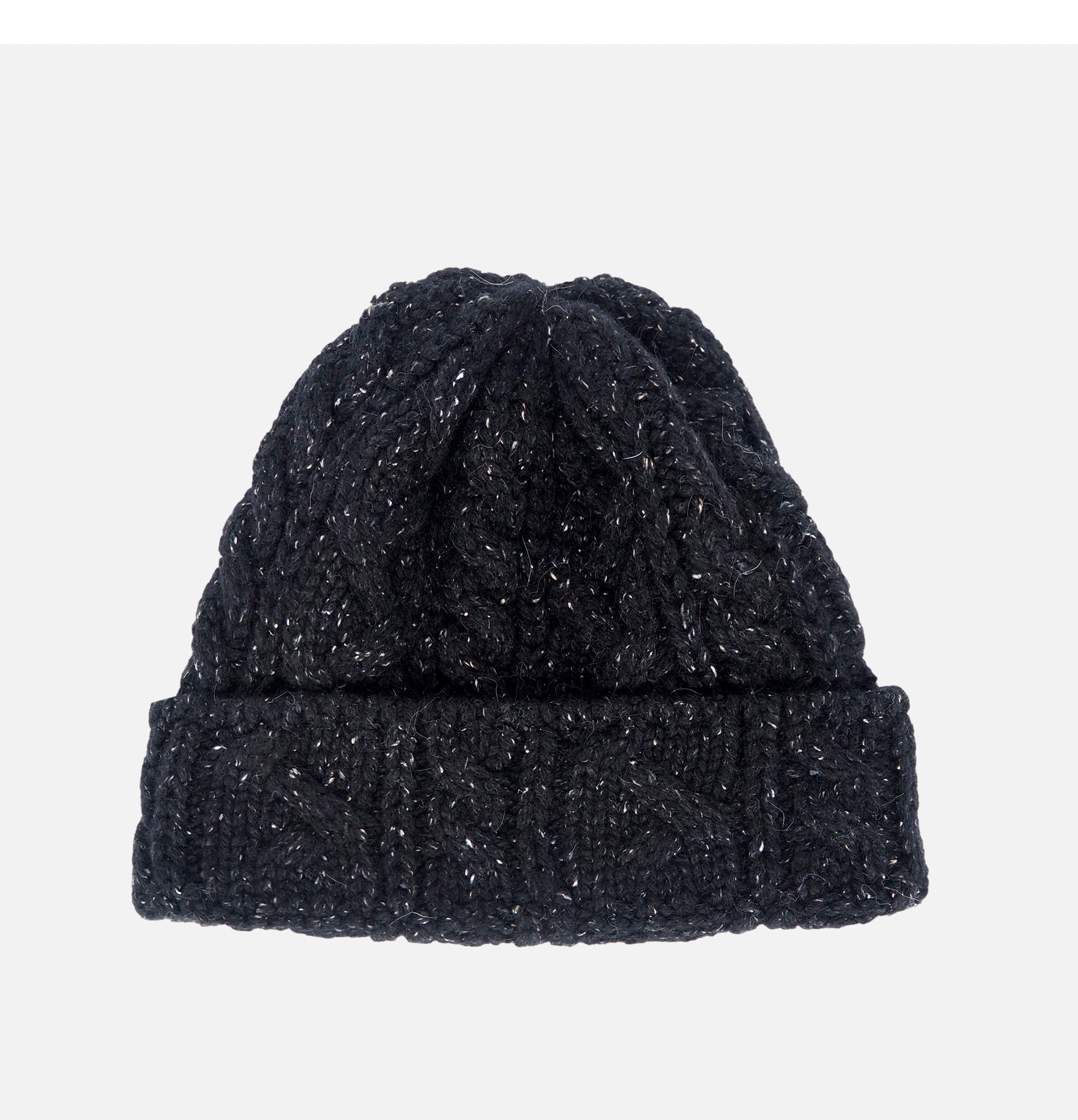 Checker Beanie Black