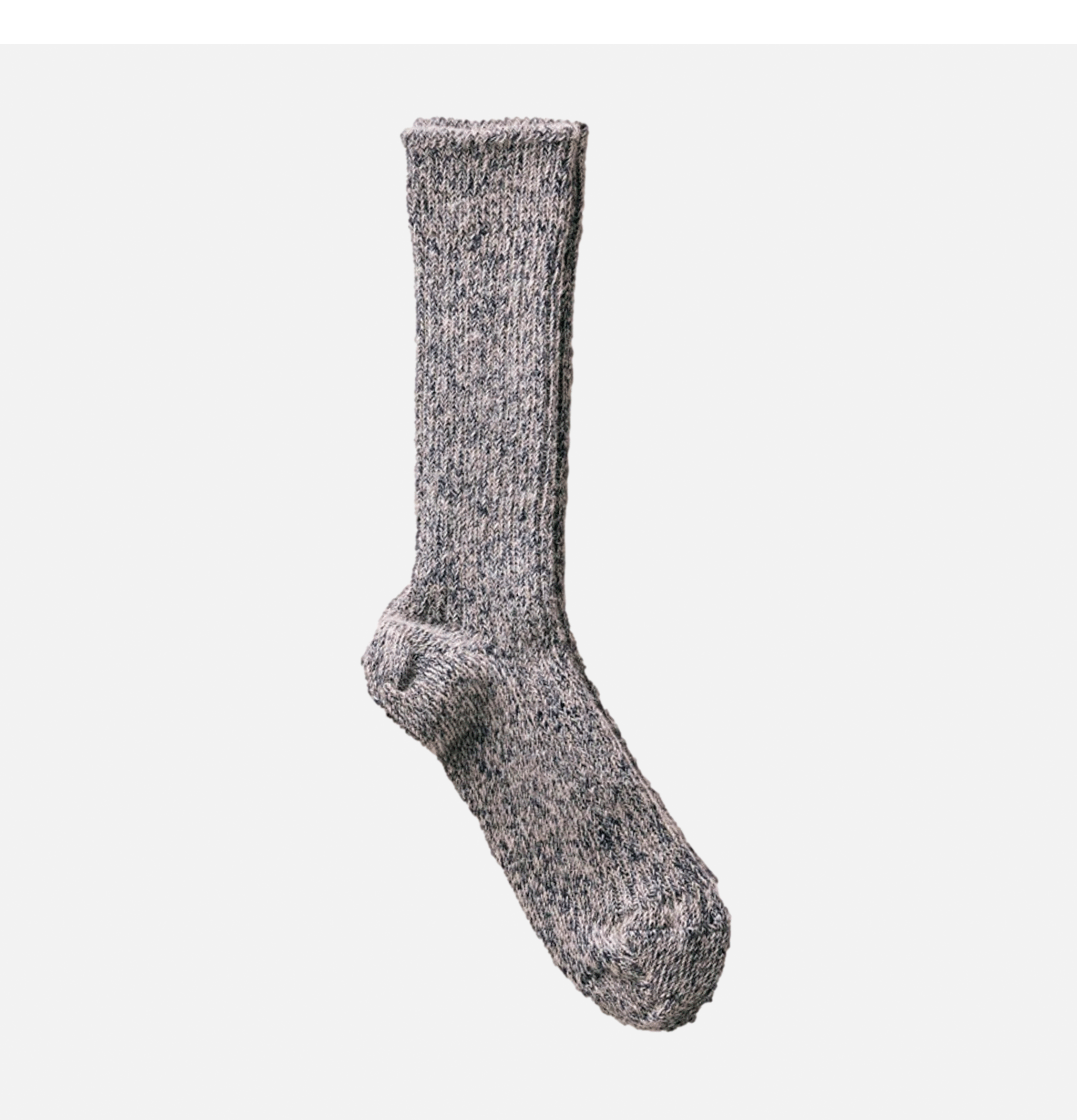 Alpaca Linenribbed Sock Blue