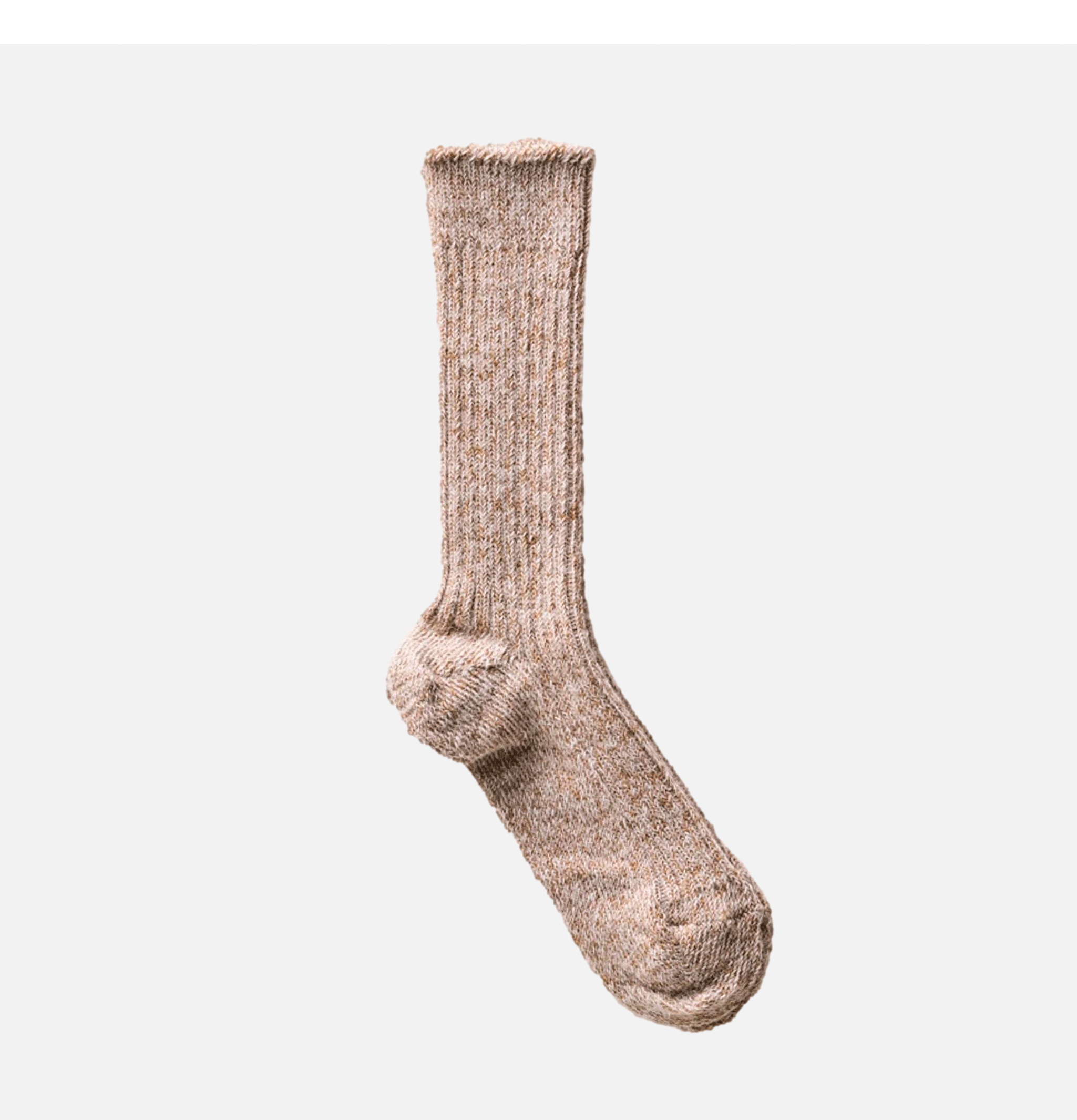 Alpaca Linenribbed Sock Yellow