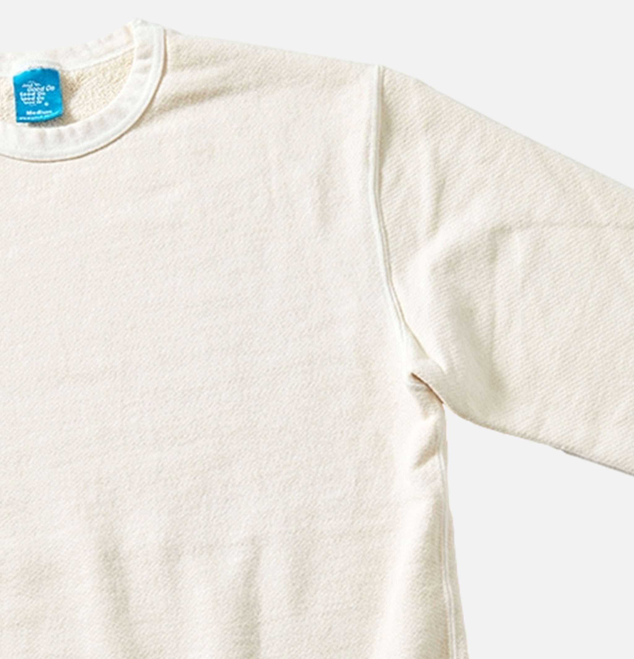 Good On Japan 9oz LS Crew Sweatshirt Natural