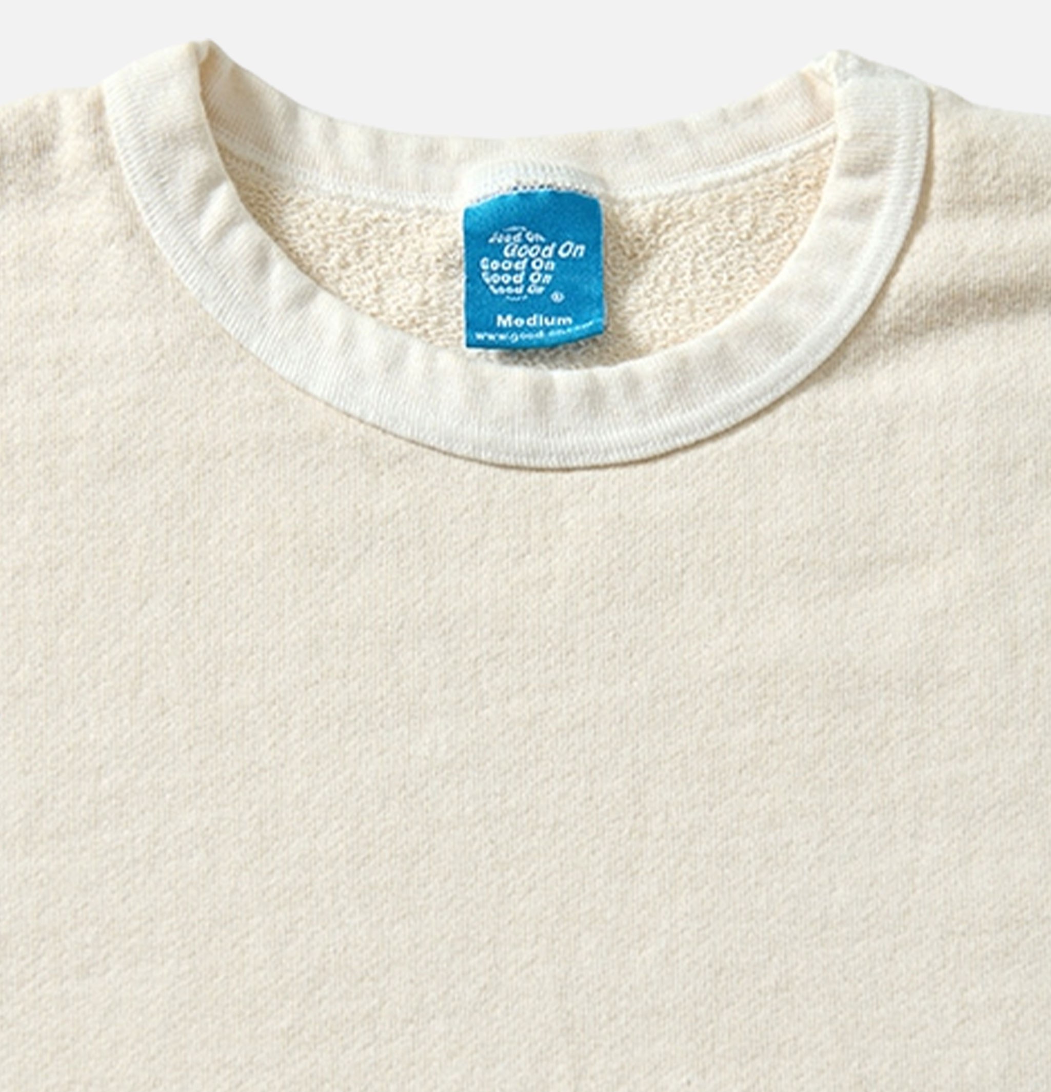 Good On Japan 9oz LS Crew Sweatshirt Natural