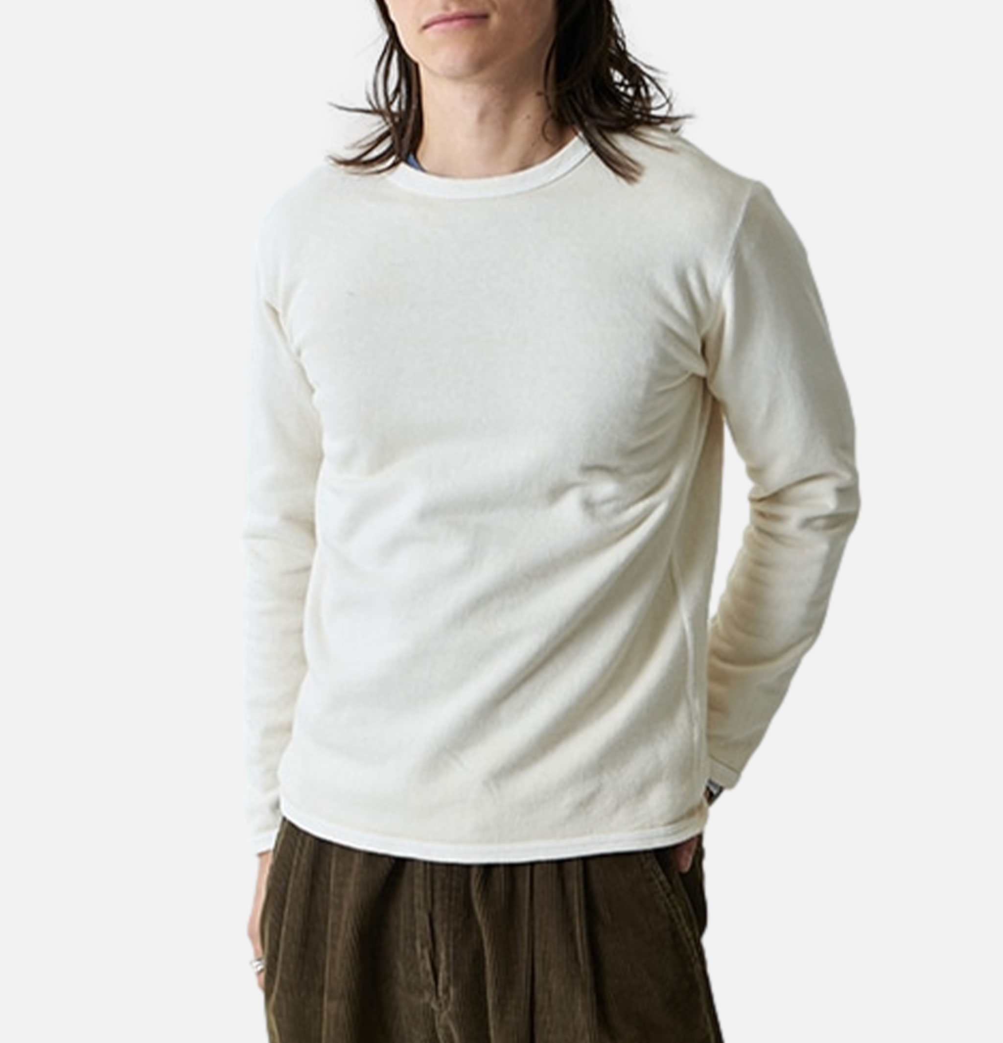 Good On Japan 9oz LS Crew Sweatshirt Natural