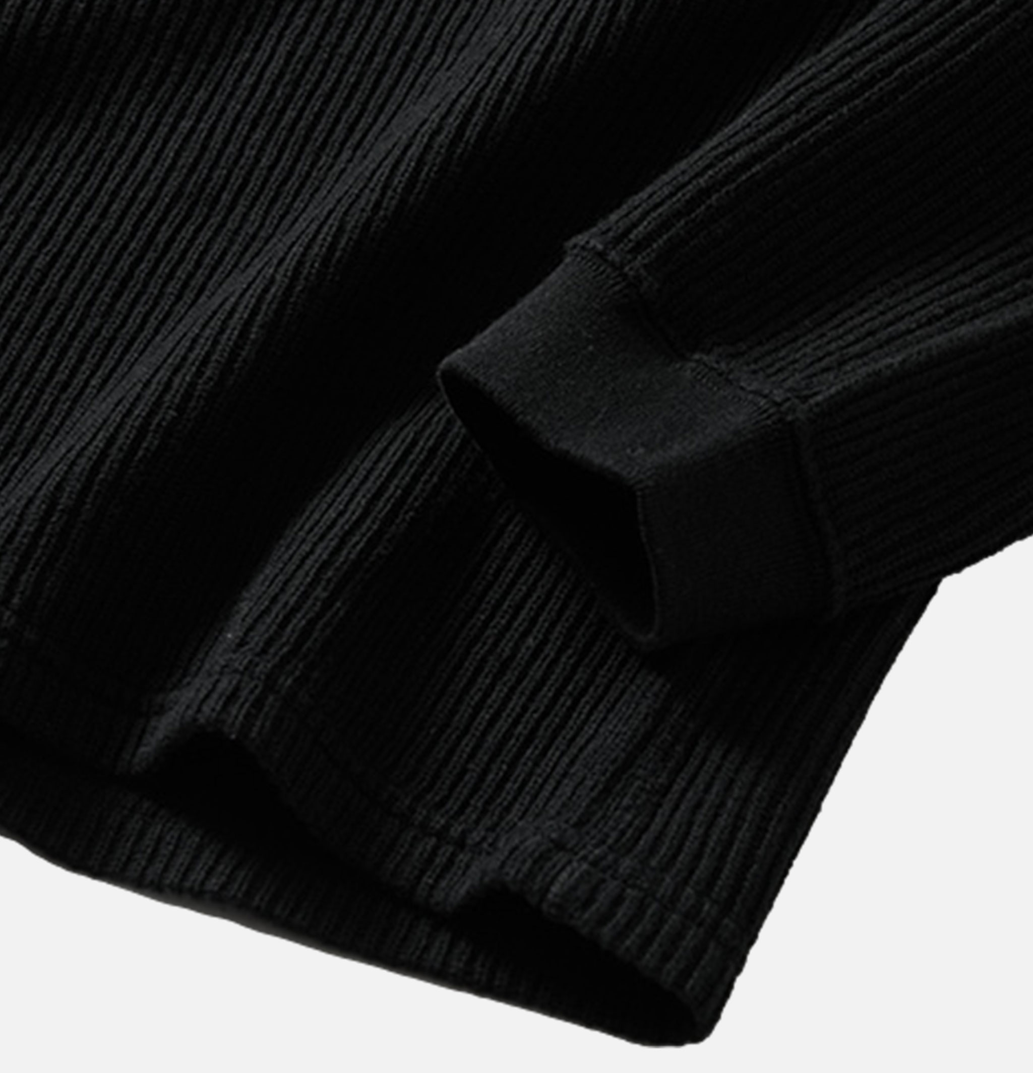 Good On Japan Ls Rib Knit Noir