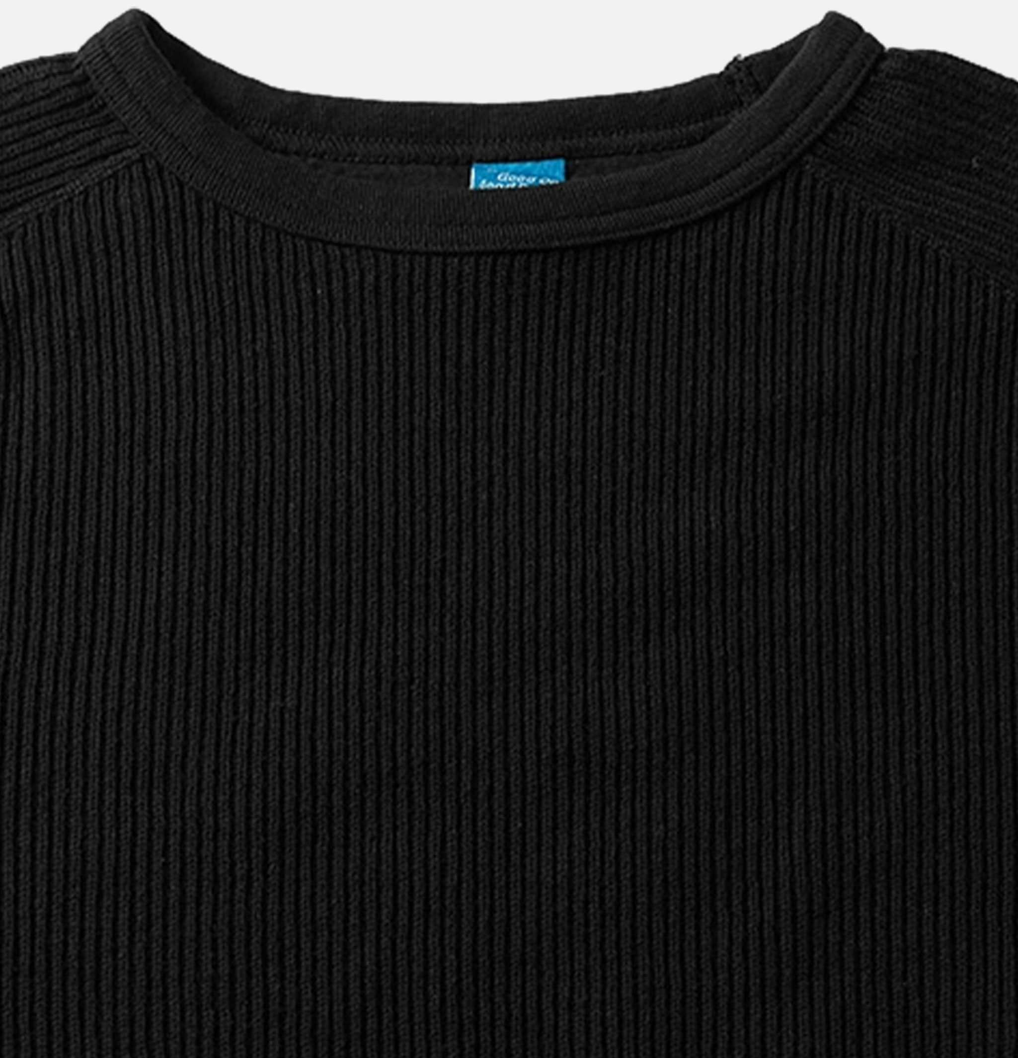 Good On Japan Ls Rib Knit Noir