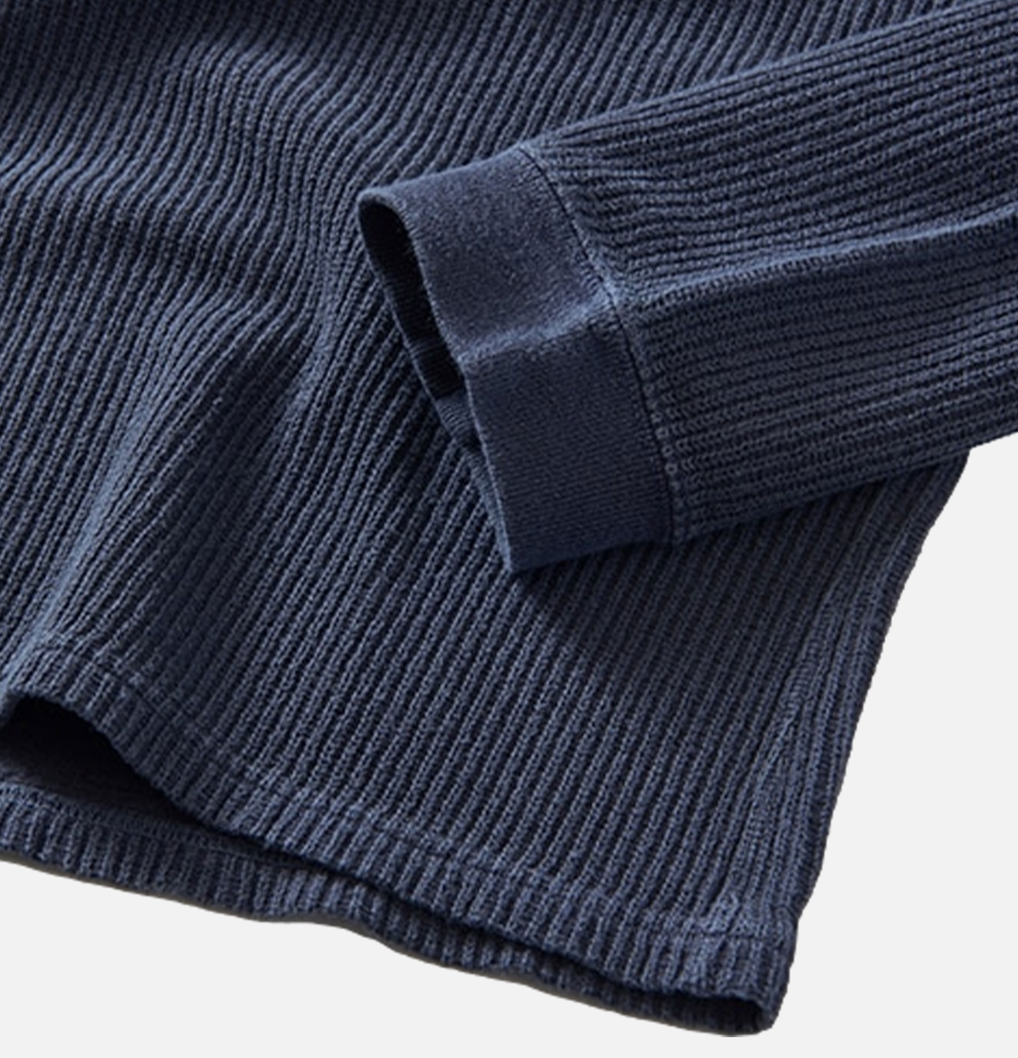 Good On Japan Ls Rib Knit Navy