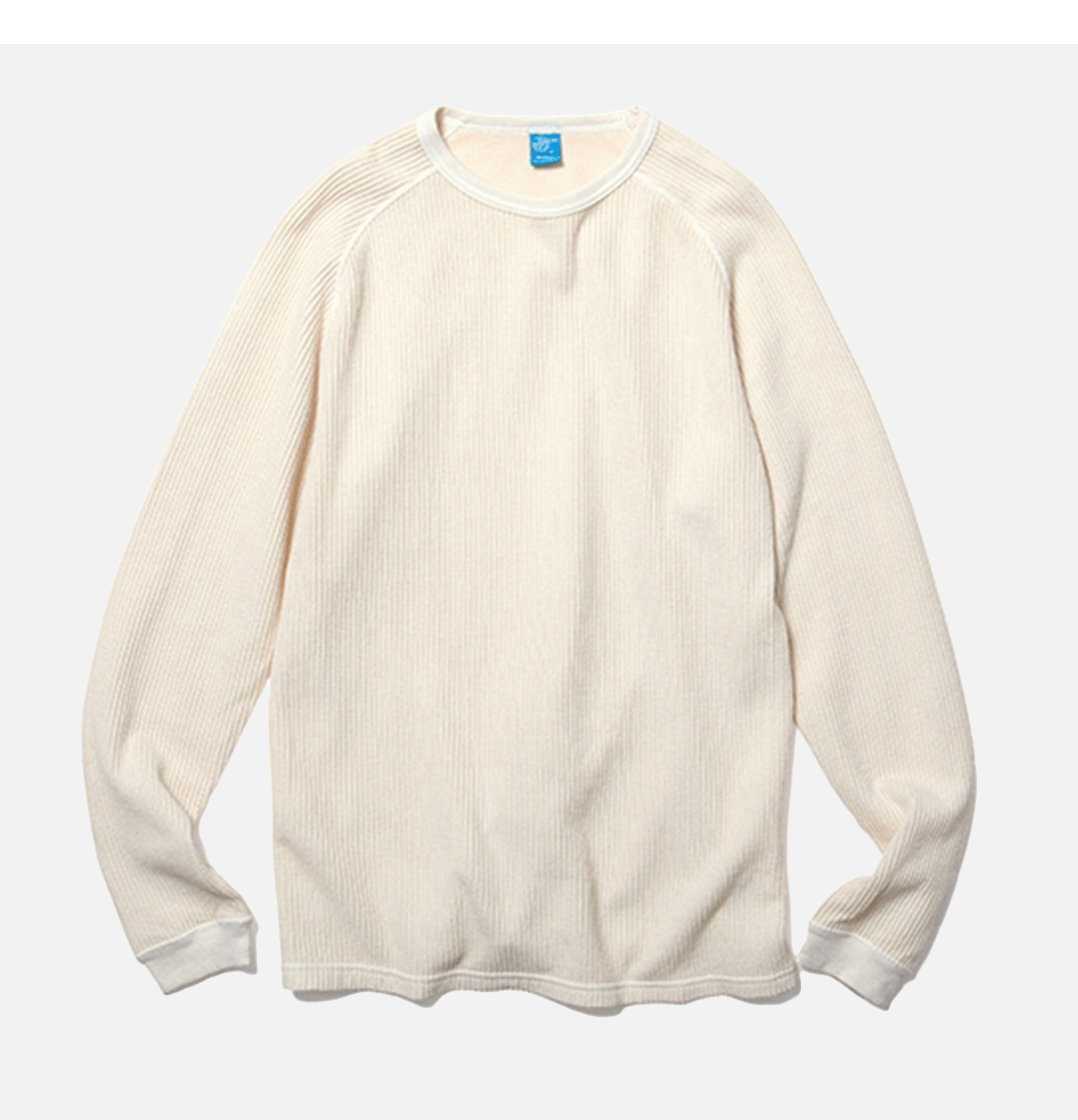 Manche Longue Good On Japan Ls Rib Knit Natural