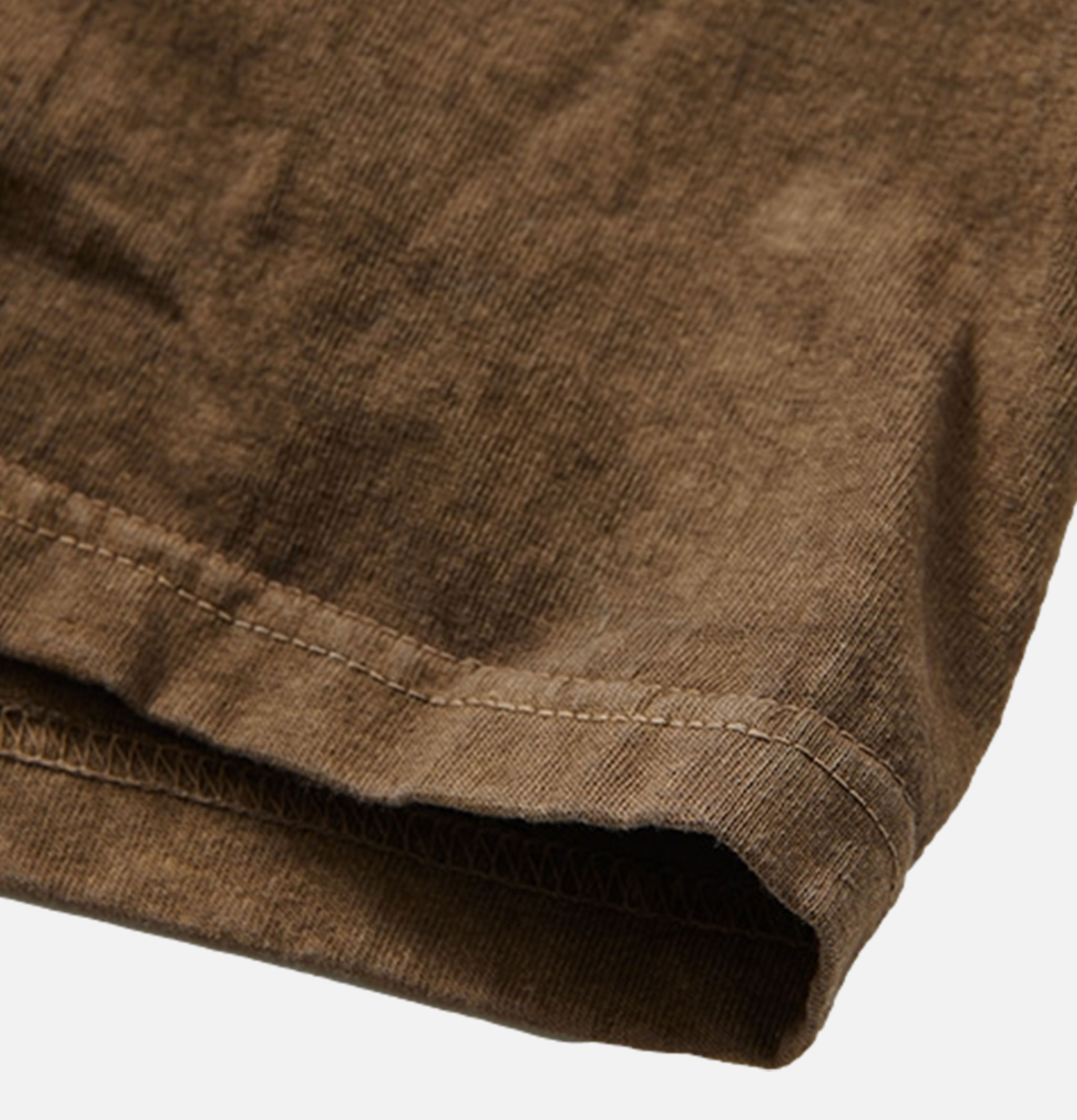 Good On Japan LS Crew Tee Marron