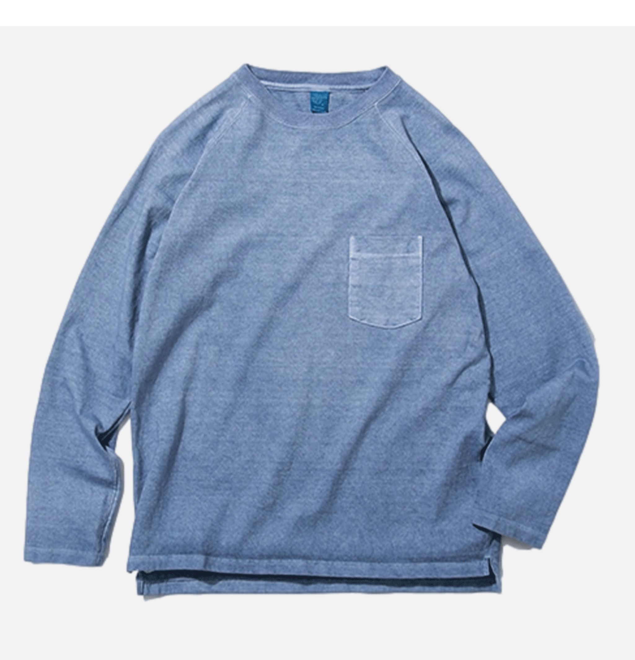 Good On Ls Heavy Raglan Pocket Tee Ajisai