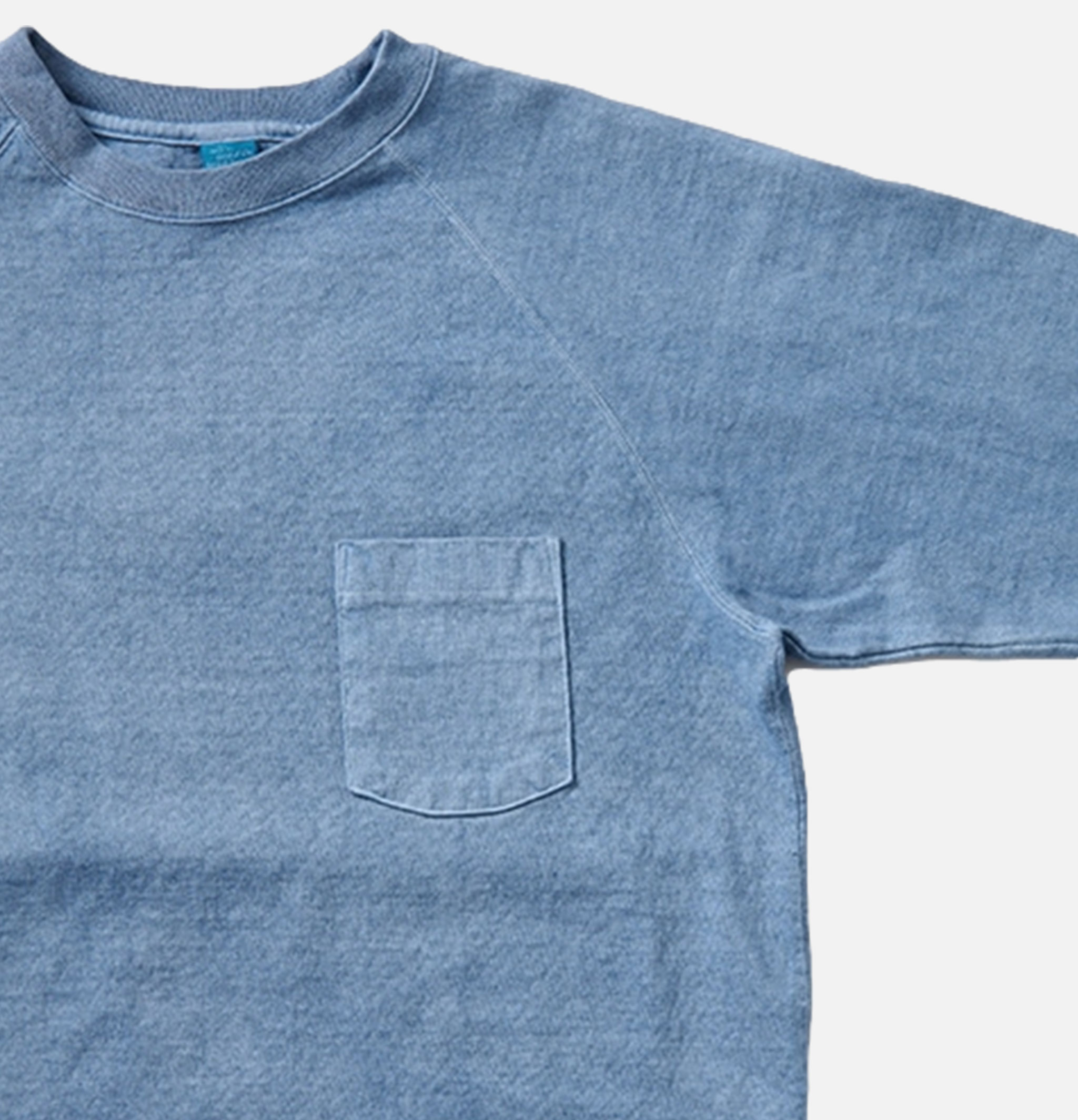 Good On Ls Heavy Raglan Pocket Tee Ajisai
