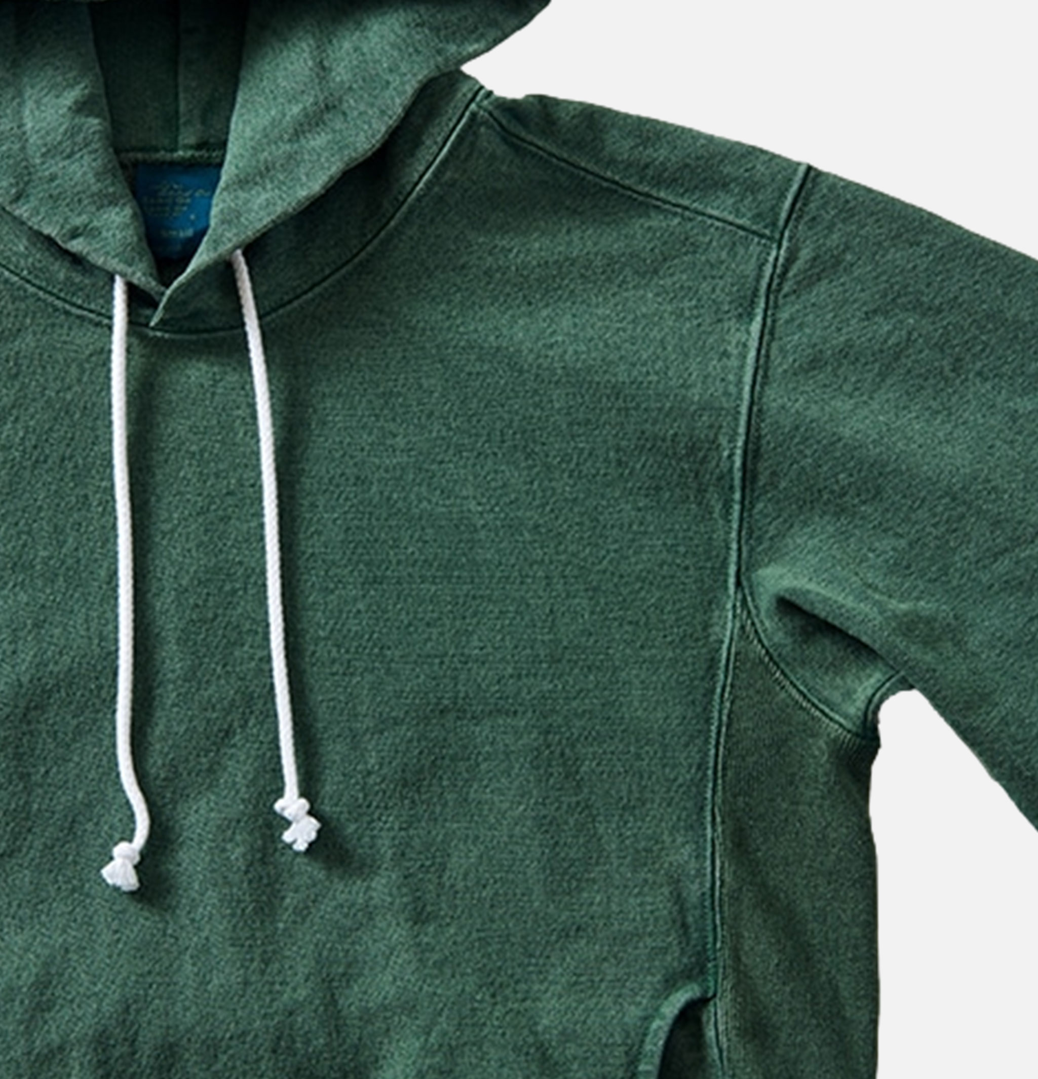 Good On Japan Sweat Heavy Hooded Crew Dark Green