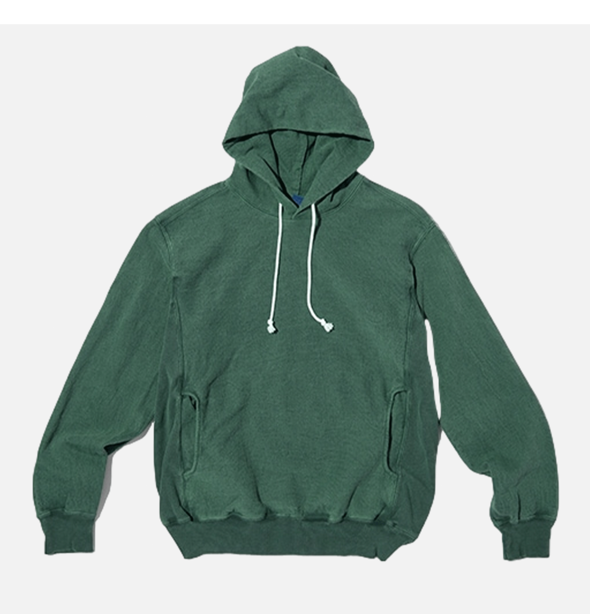 Good On Japan Sweat Heavy Hooded Crew Dark Green