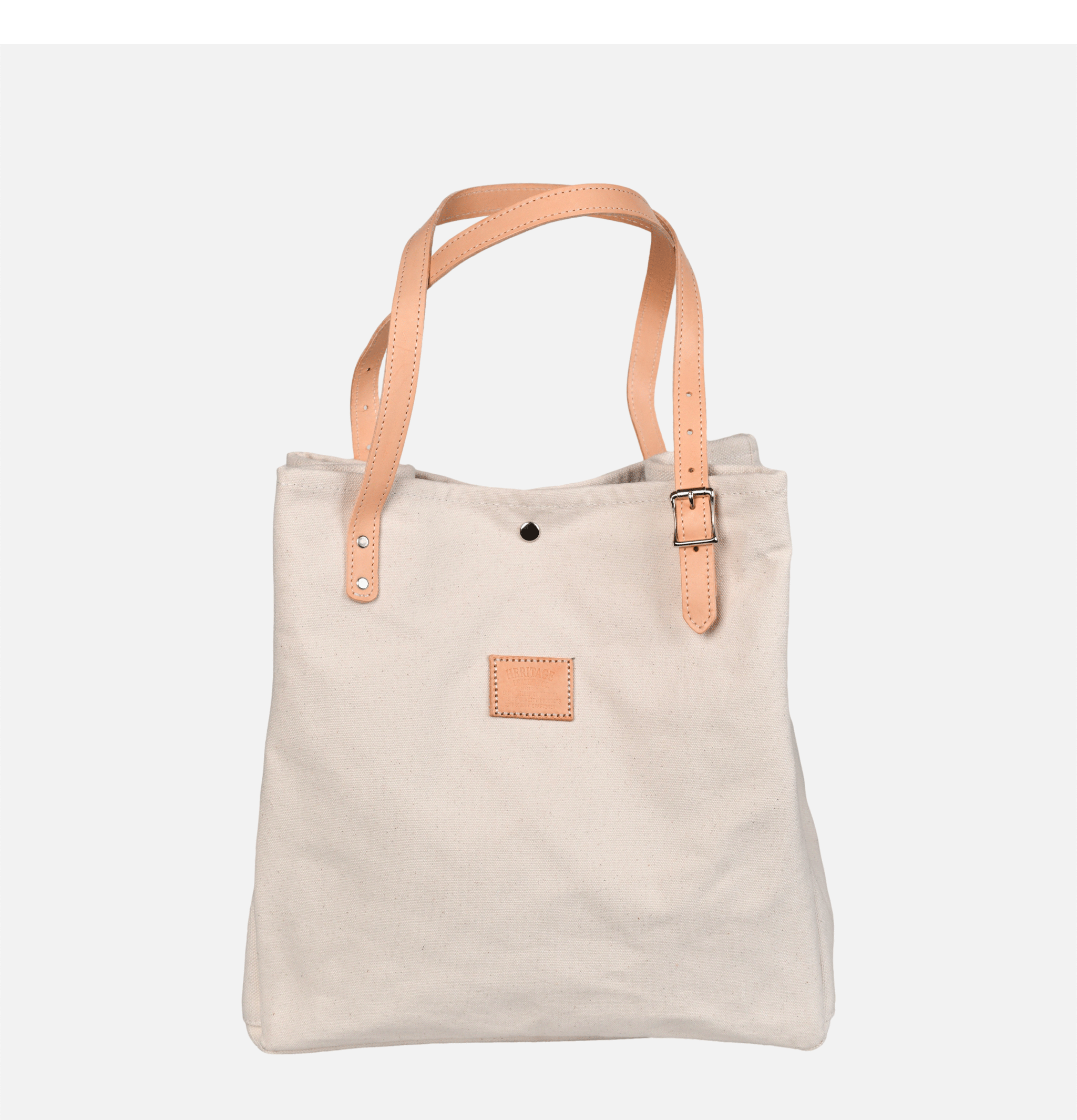 Heritage Leather Company Canvas Multi Tote Bag in Natural