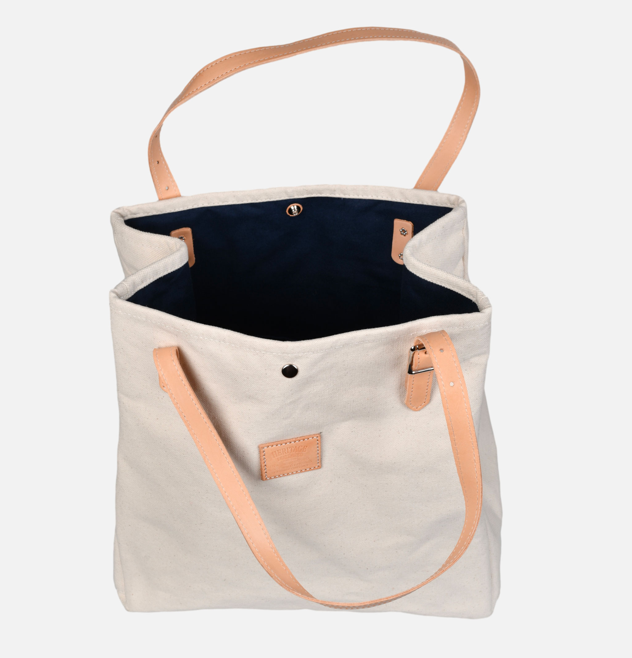 Sac Heritage Leather Company Canvas Multi Tote Natural