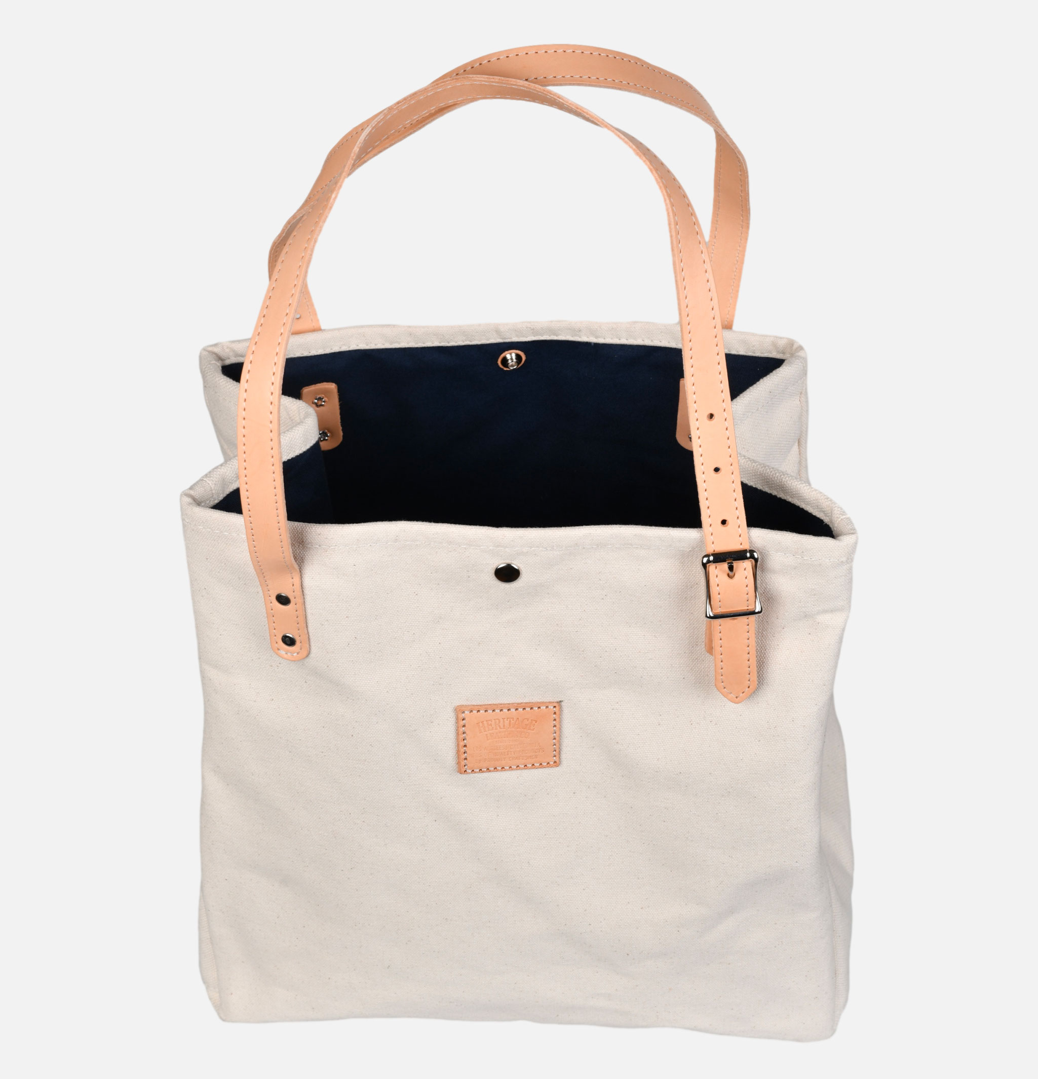 Heritage Leather Company Canvas Multi Tote Bag in Natural