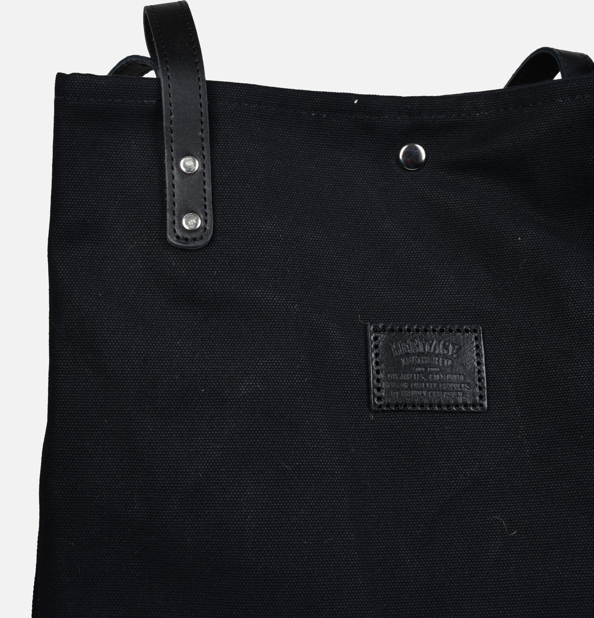 Sac Heritage Leather Company Canvas Multi Tote Black
