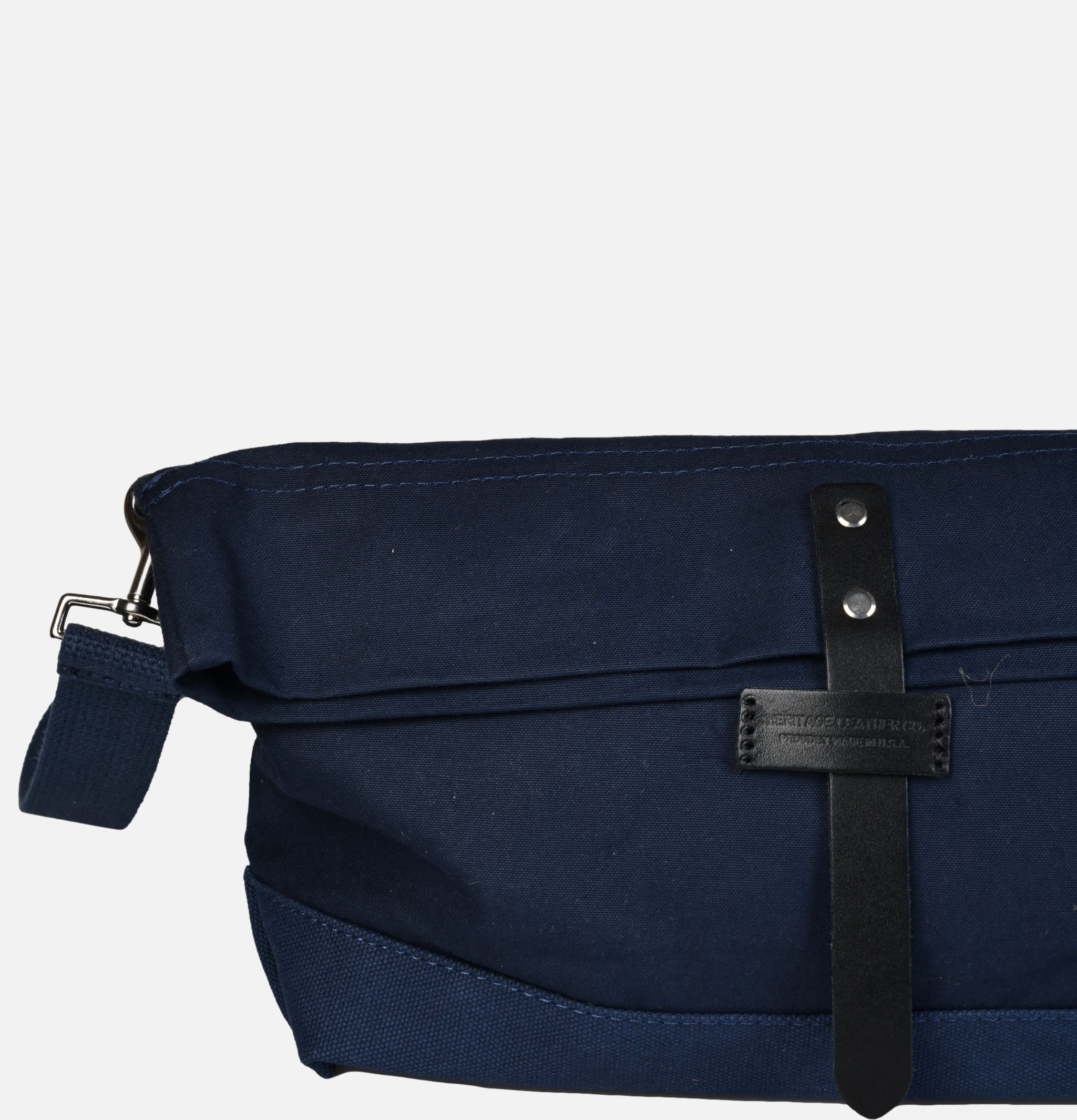 Sac Heritage Leather Company Travel Pouch Navy
