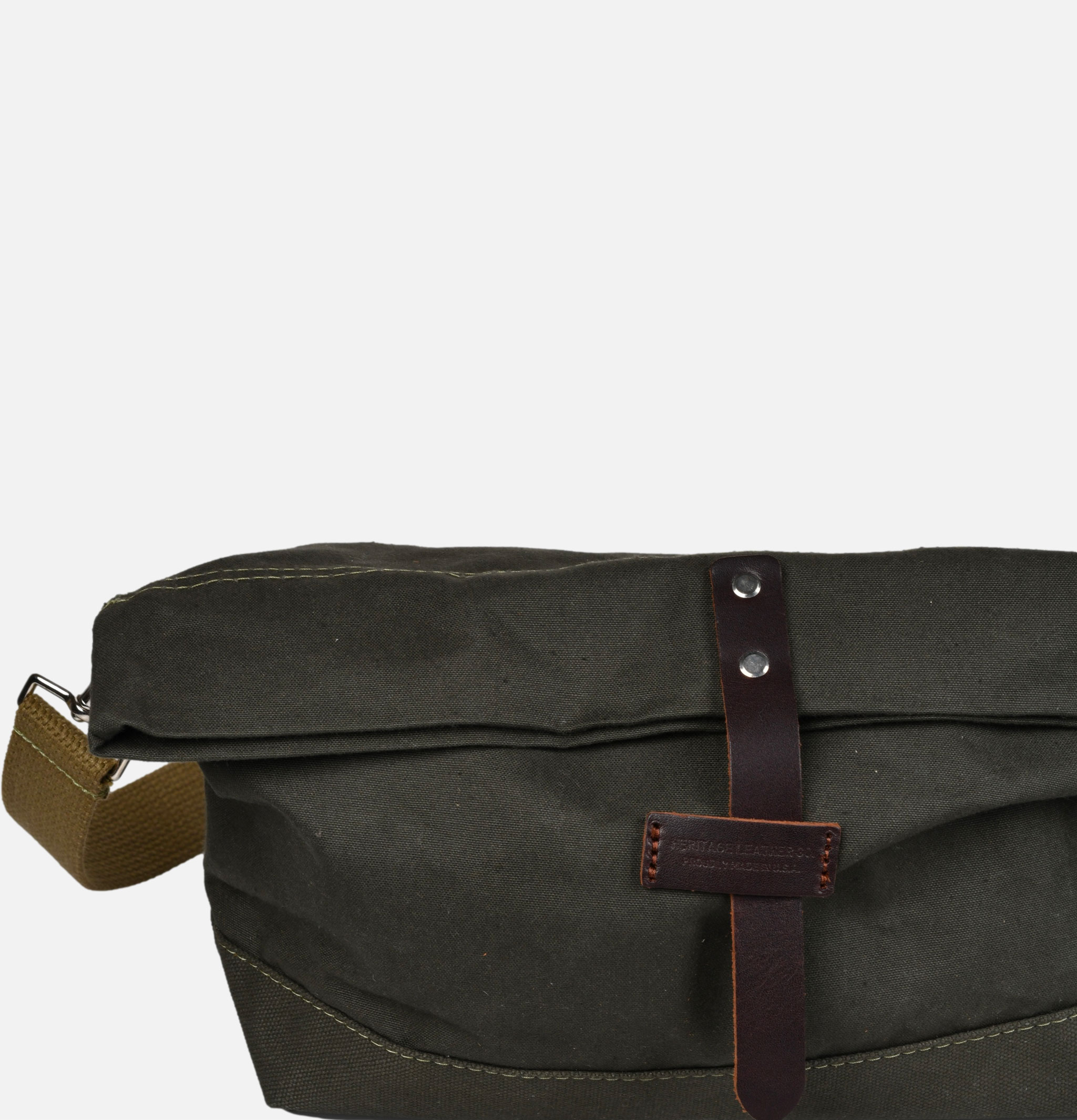 Sac Heritage Leather Company Travel Pouch Olive