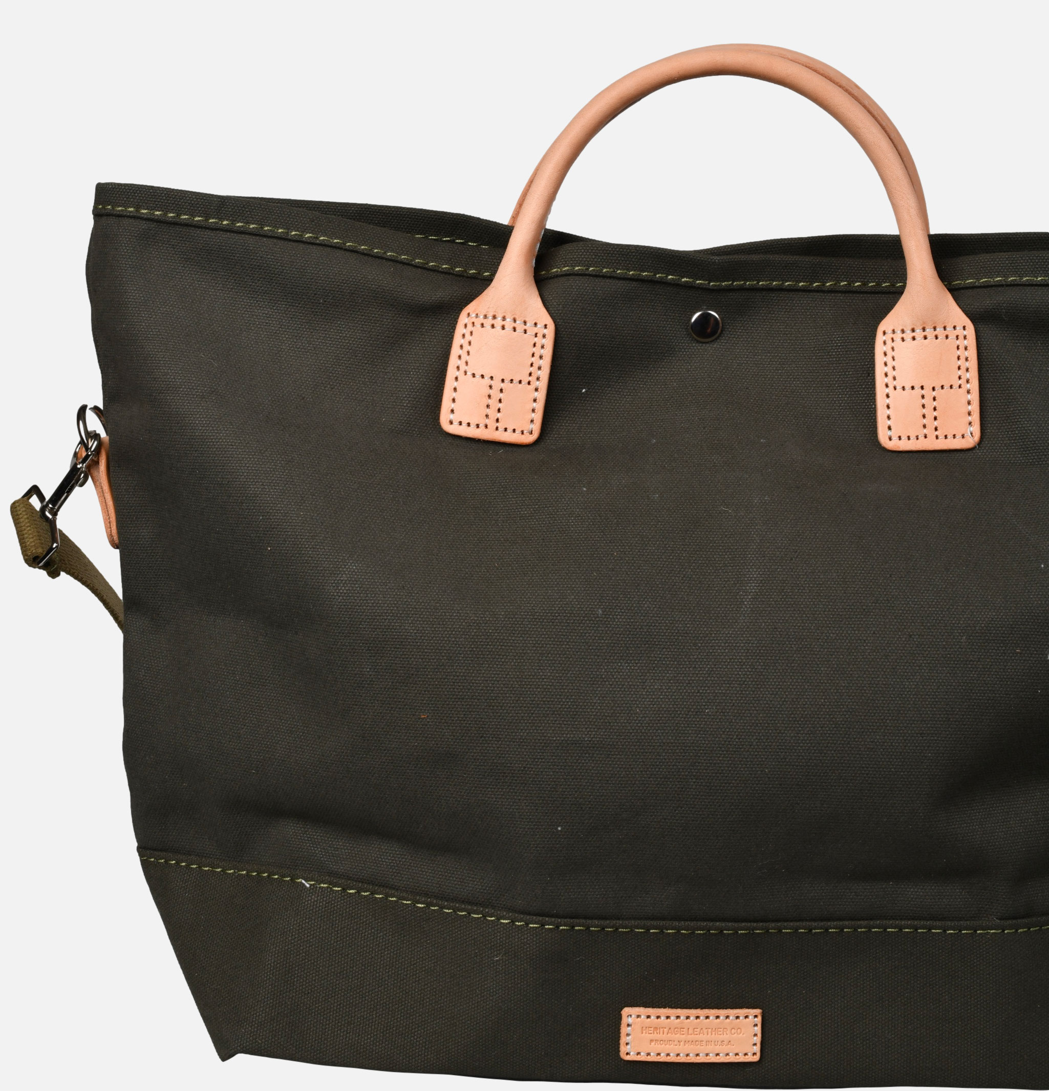 Sac Heritage Leather Company Utility 2 Way Olive