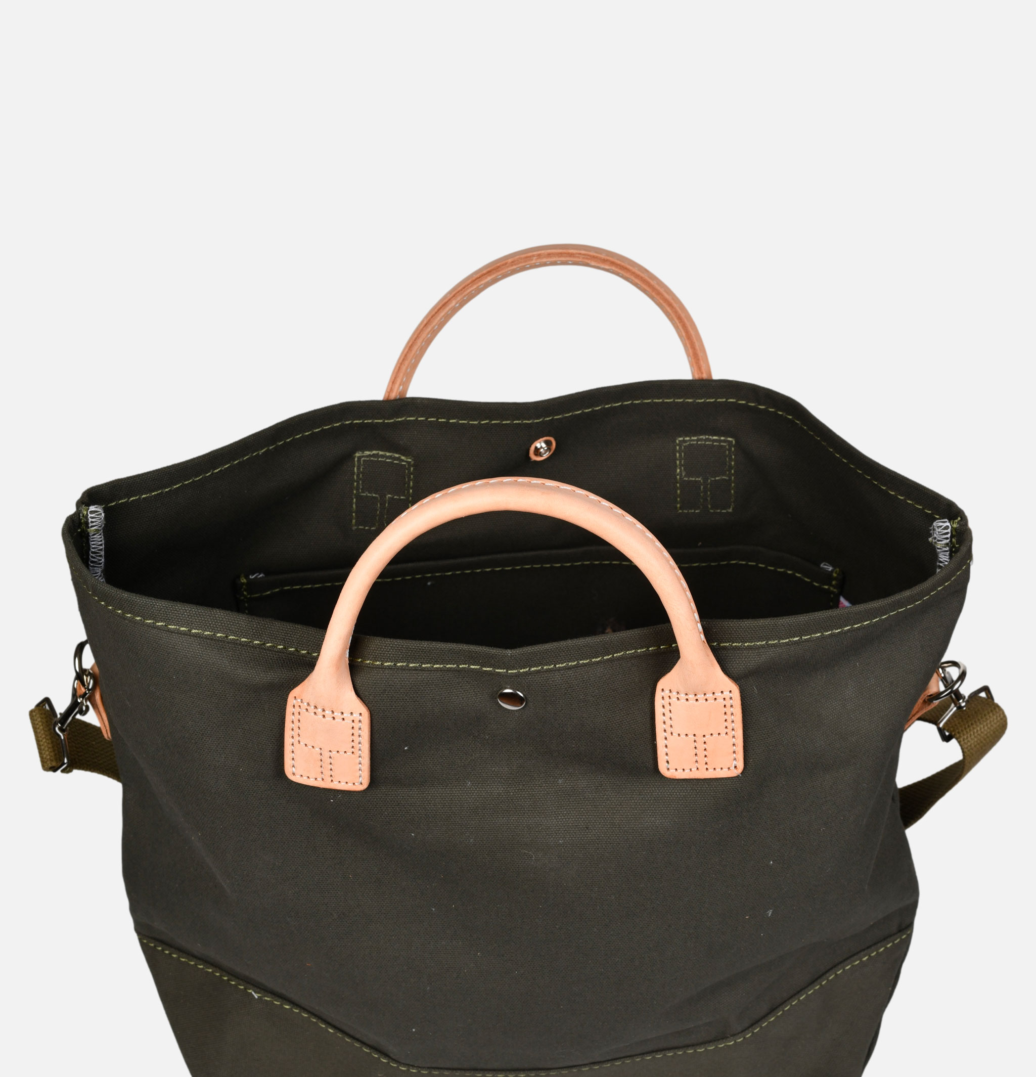 Sac Heritage Leather Company Utility 2 Way Olive