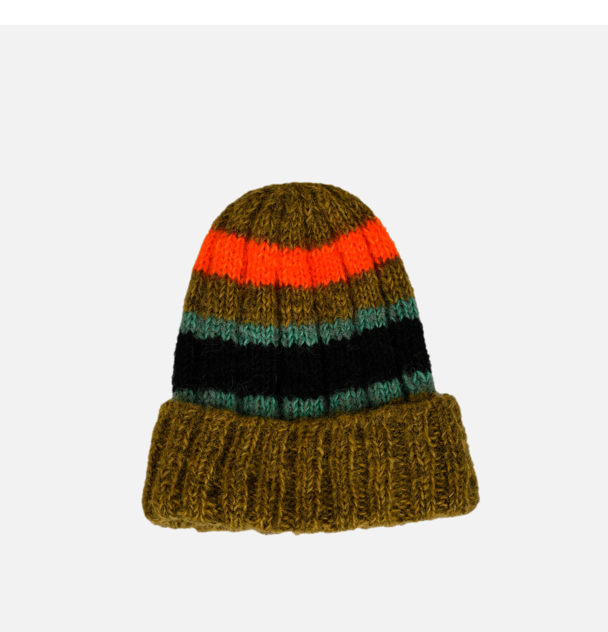 Handknit Line Moss Mix