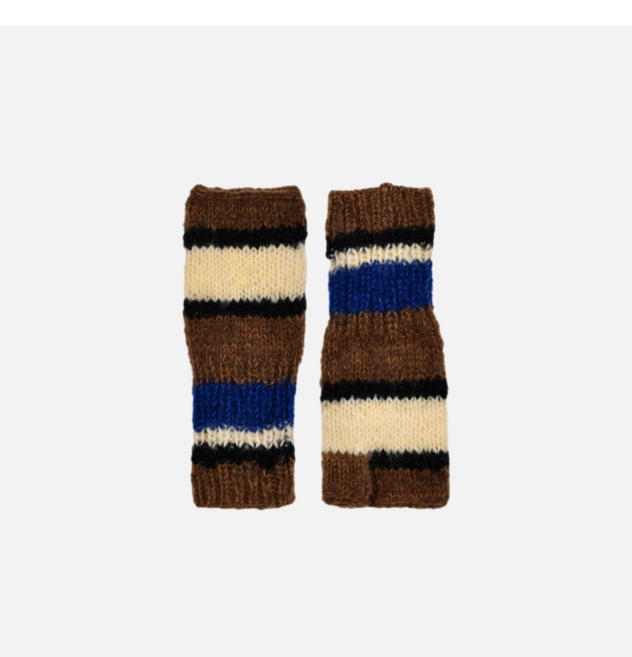 Hand Knit Line Glove