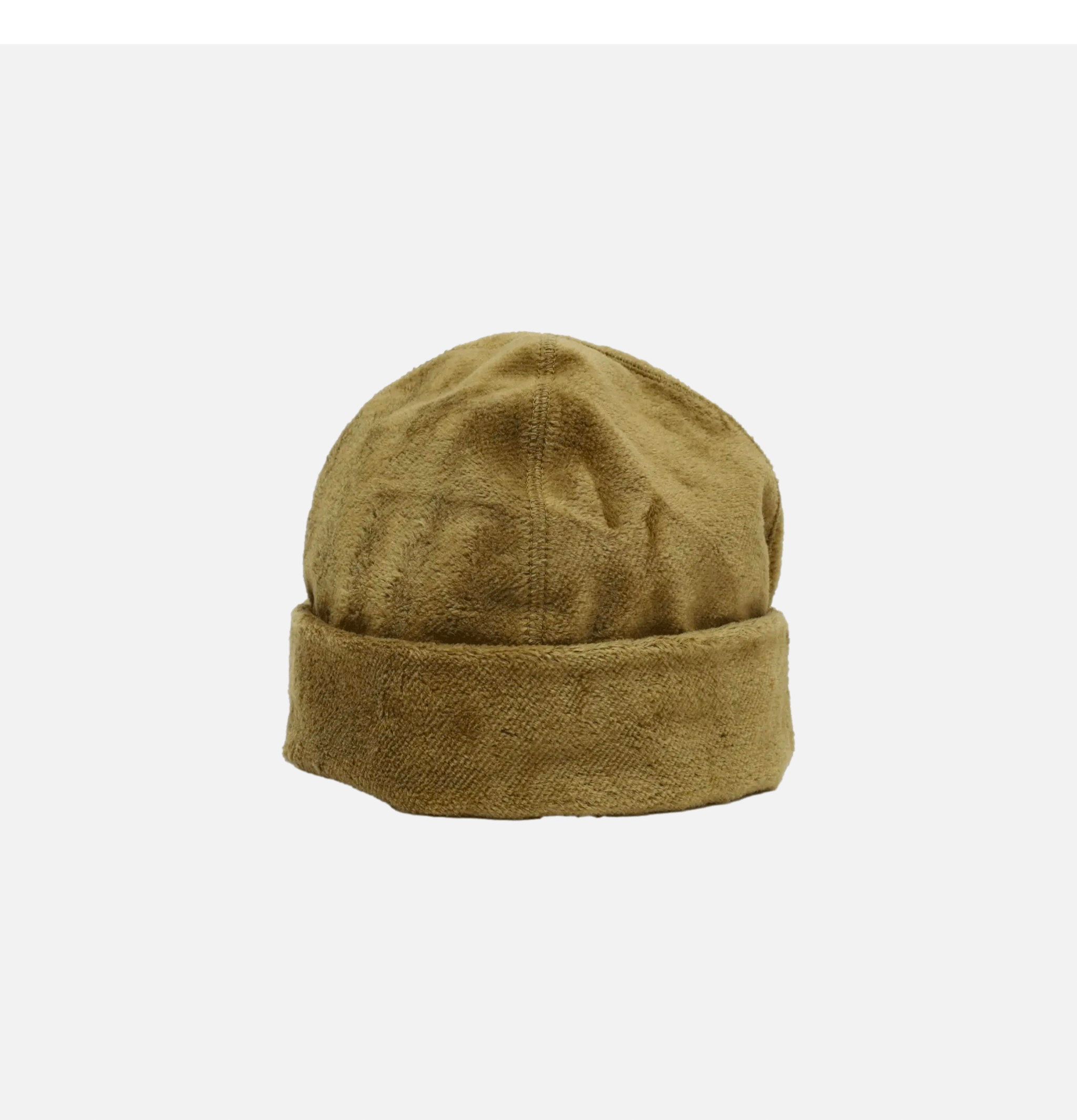 Decho Cotton Boa Retro Cap Brown
