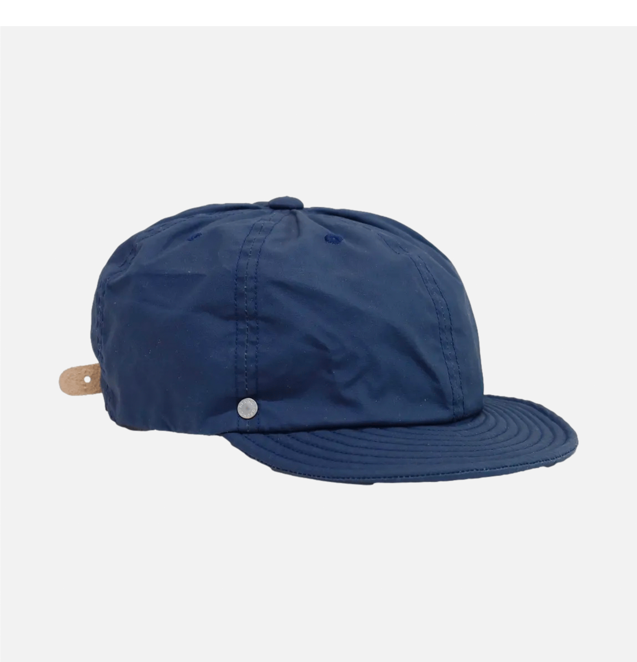Decho Waxed Cotton Ball Cap Navy