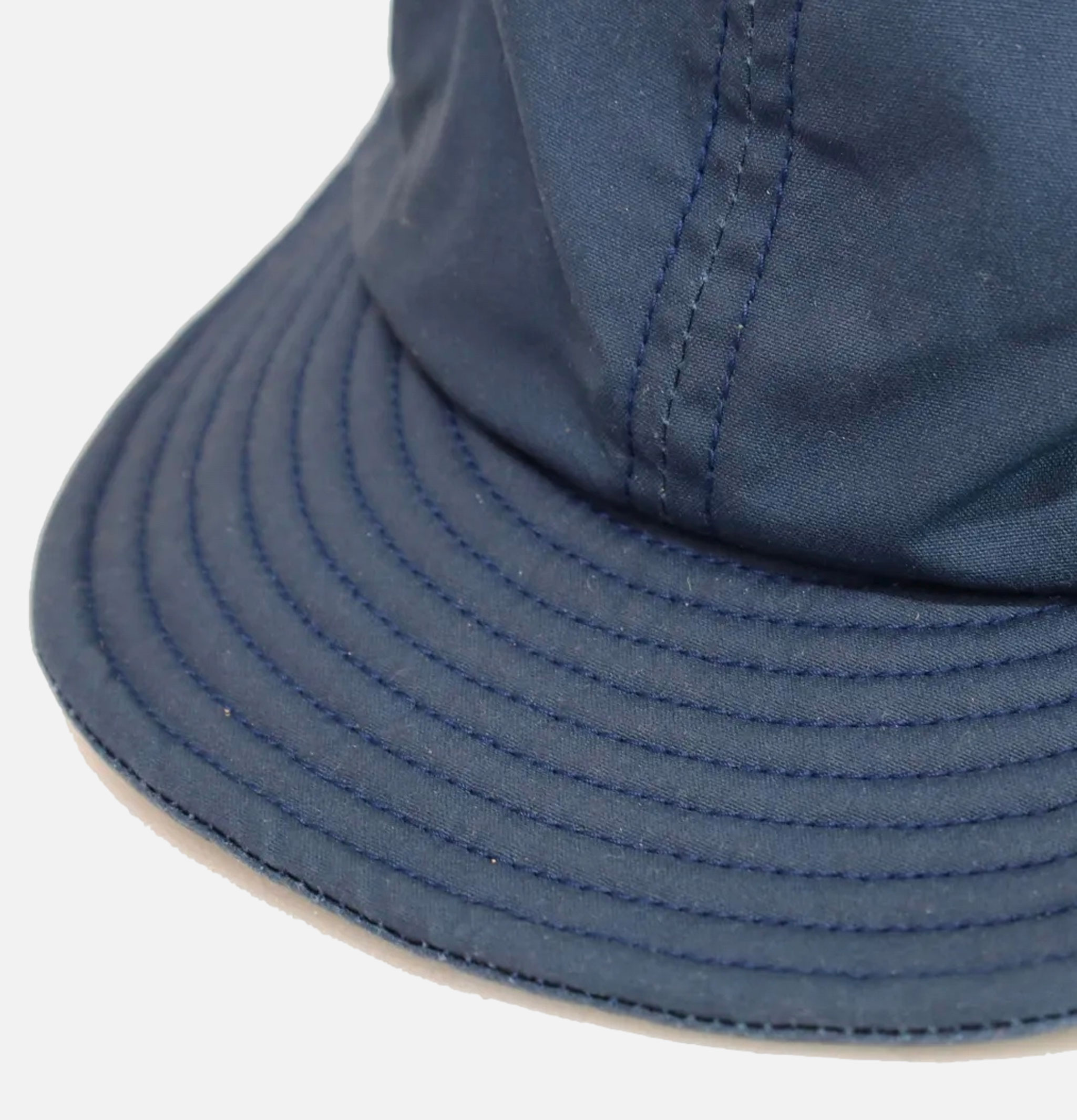 Decho Waxed Cotton Ball Cap Navy
