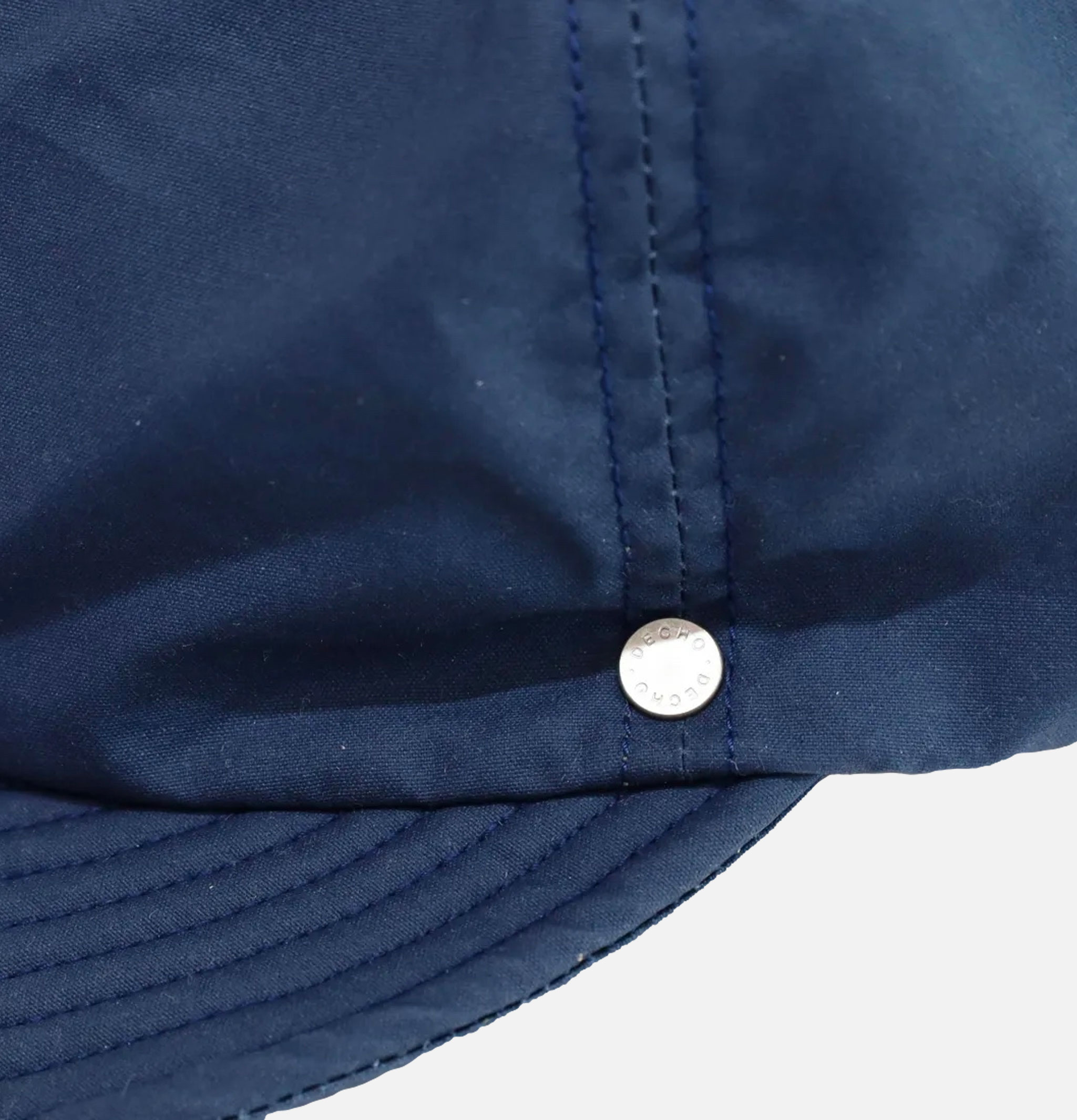 Decho Waxed Cotton Ball Cap Navy