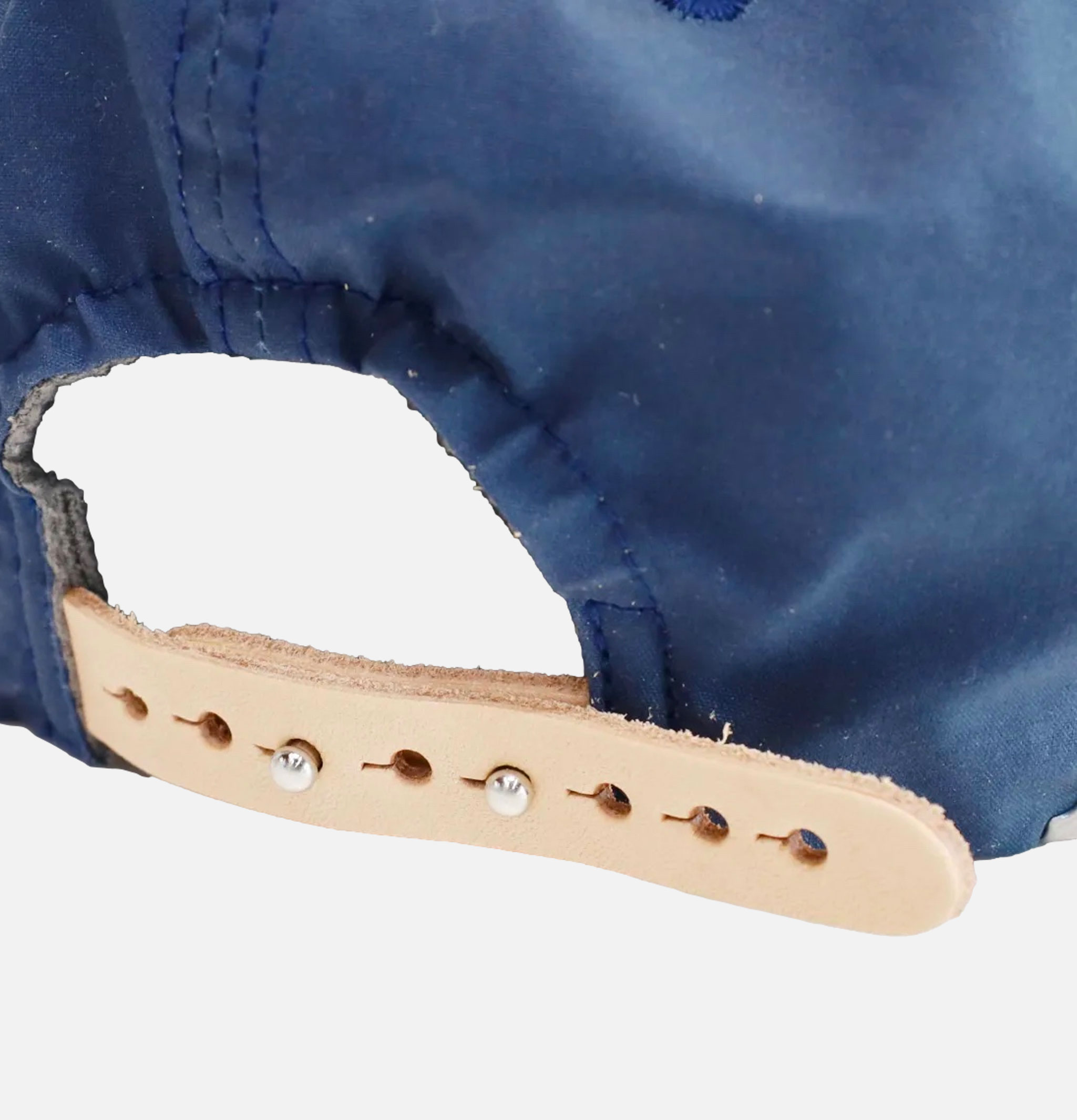 Decho Waxed Cotton Ball Cap Navy