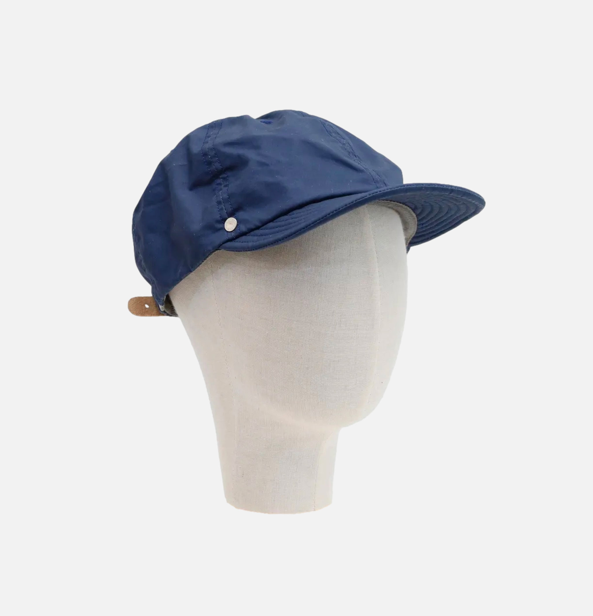 Decho Waxed Cotton Ball Cap Navy