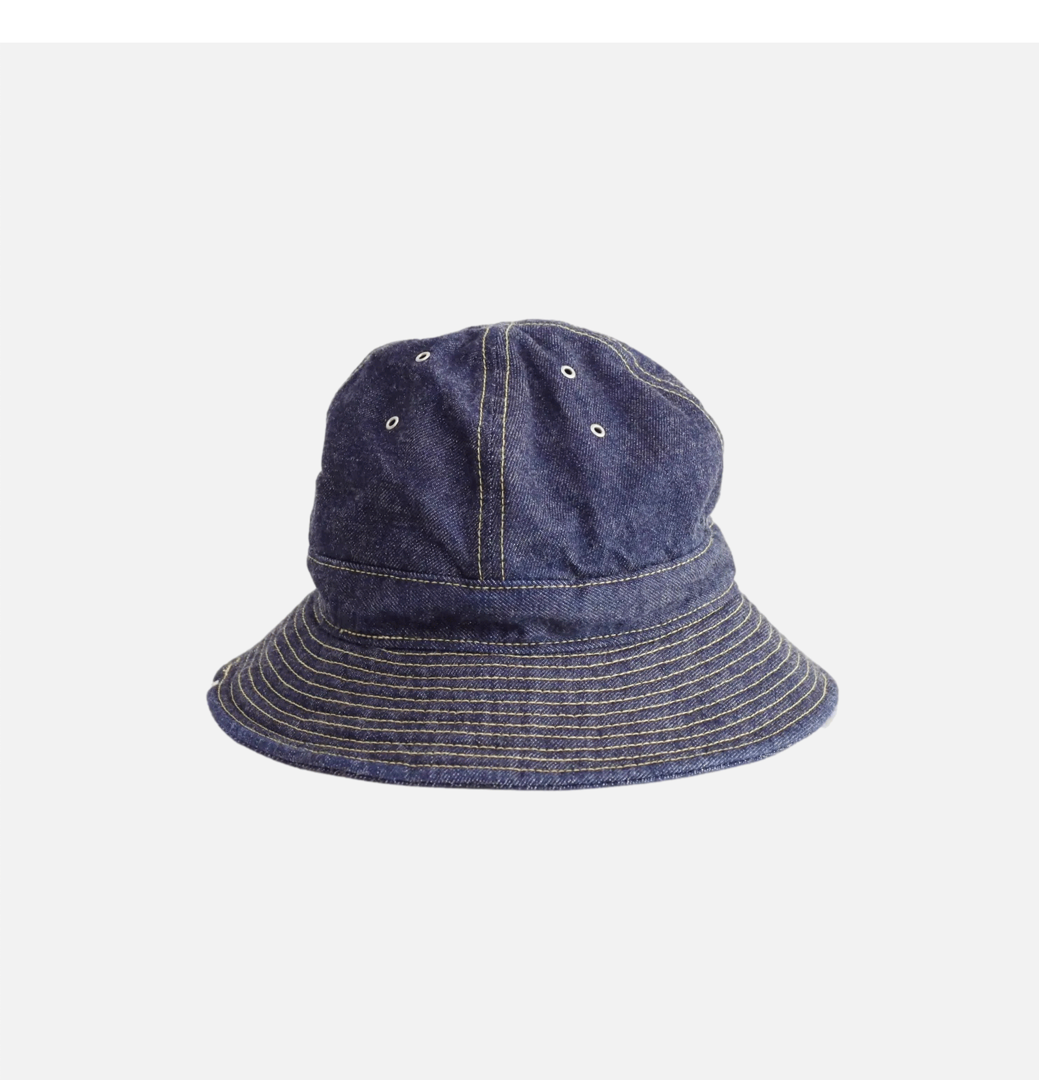 Decho Denim Fatigue Hat Indigo