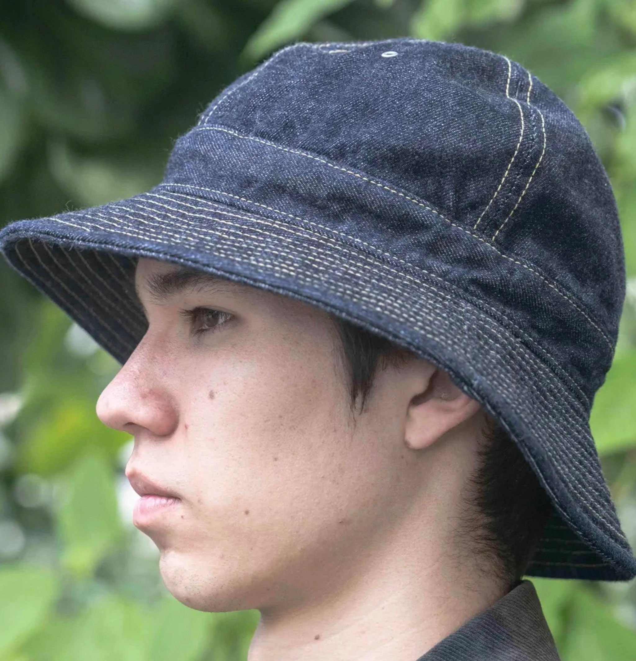 Decho Denim Fatigue Hat Indigo