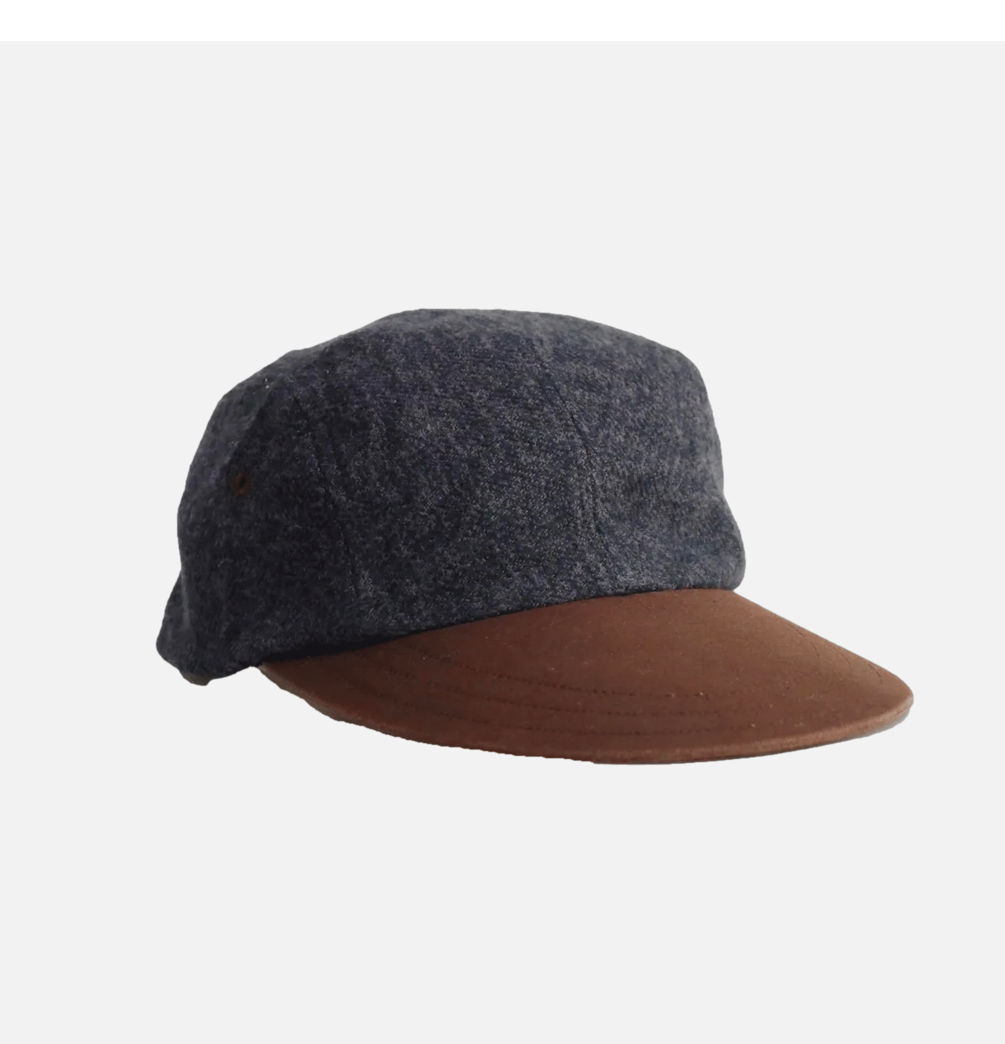 Decho Jet Cap Check Molesskin Noir