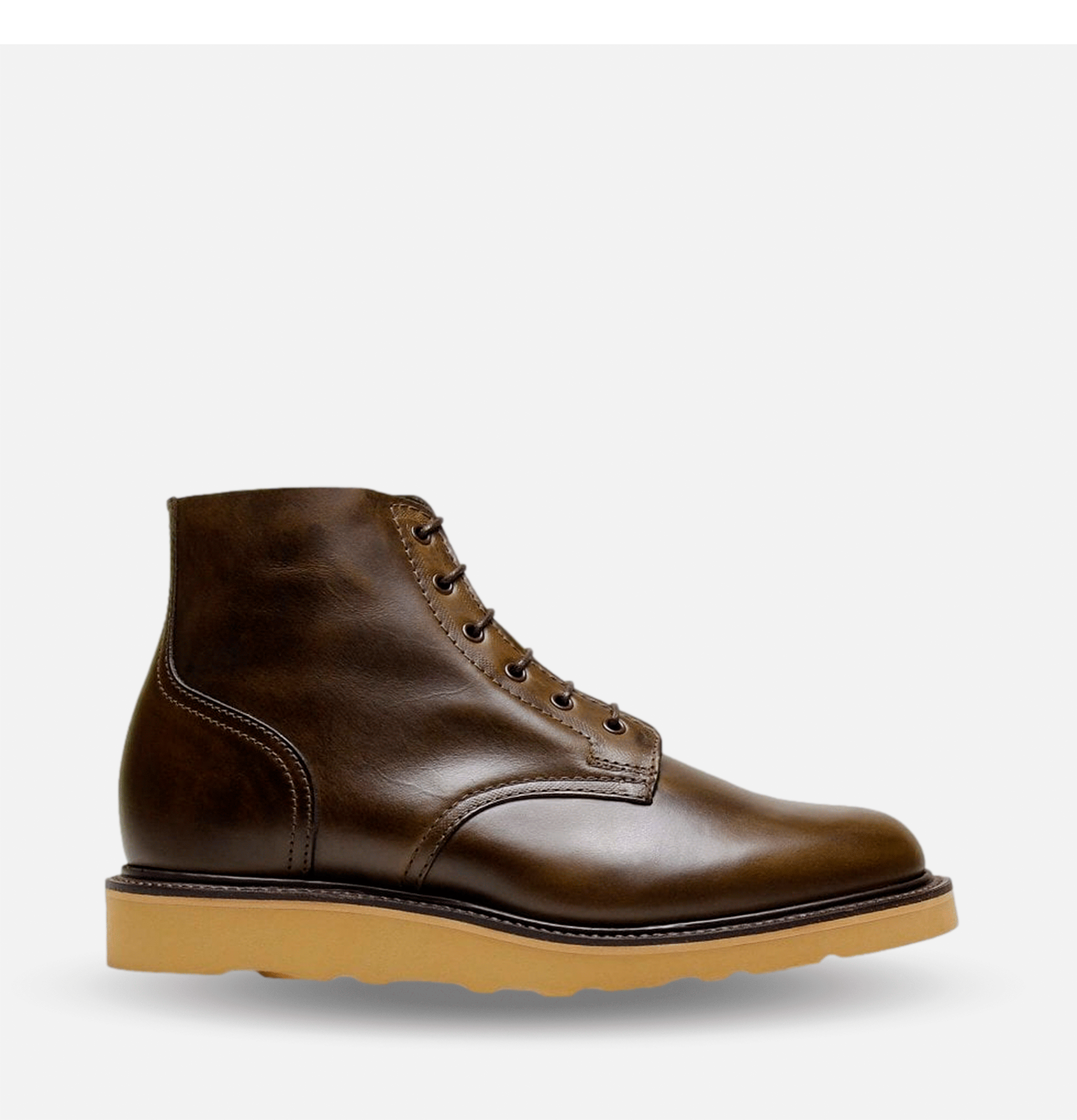 Derby Boot Dbrown Waxy Pull Up