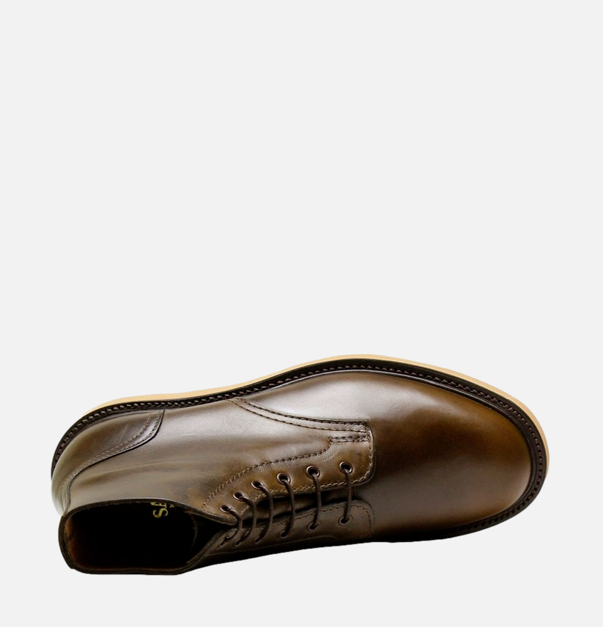 Derby Boot Dbrown Waxy Pull Up