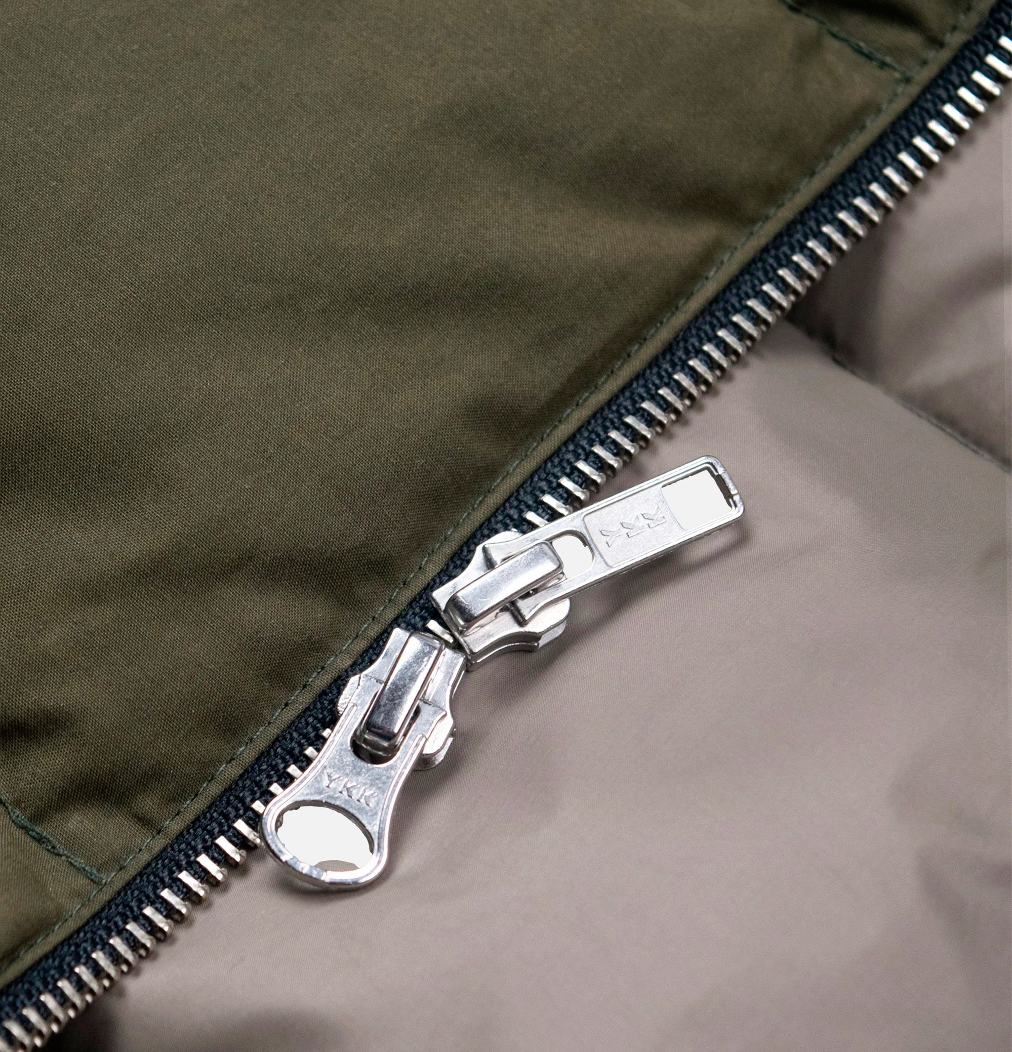 Hooded Sweat Wax Green Wood