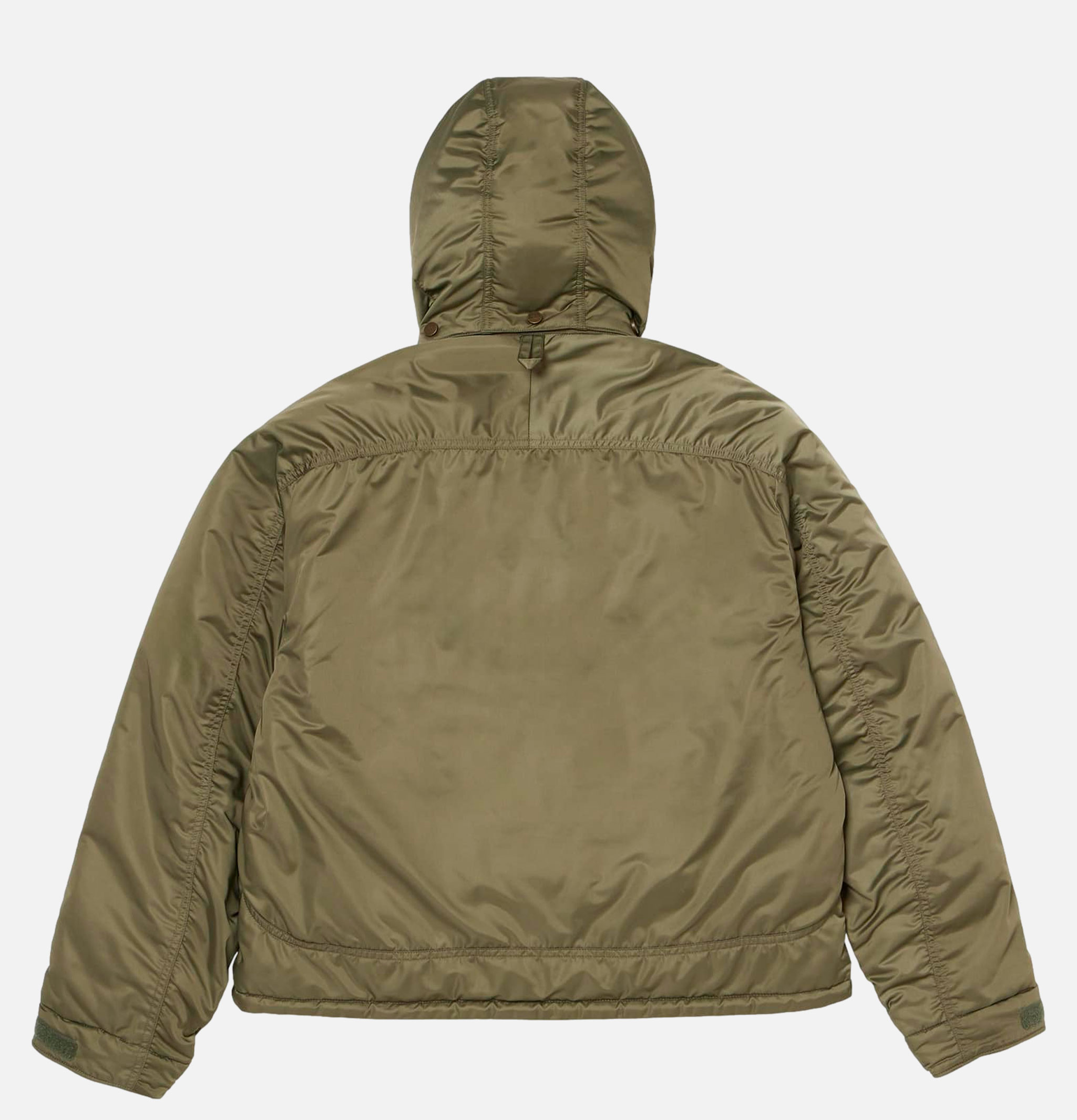 Woolrich Satin Fishing Jacket Olive