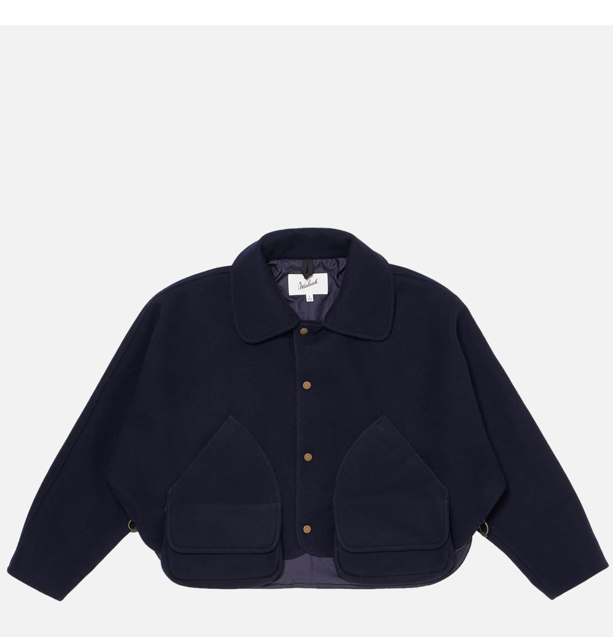 Woolrich Melton Wool Hunting Jacket Navy
