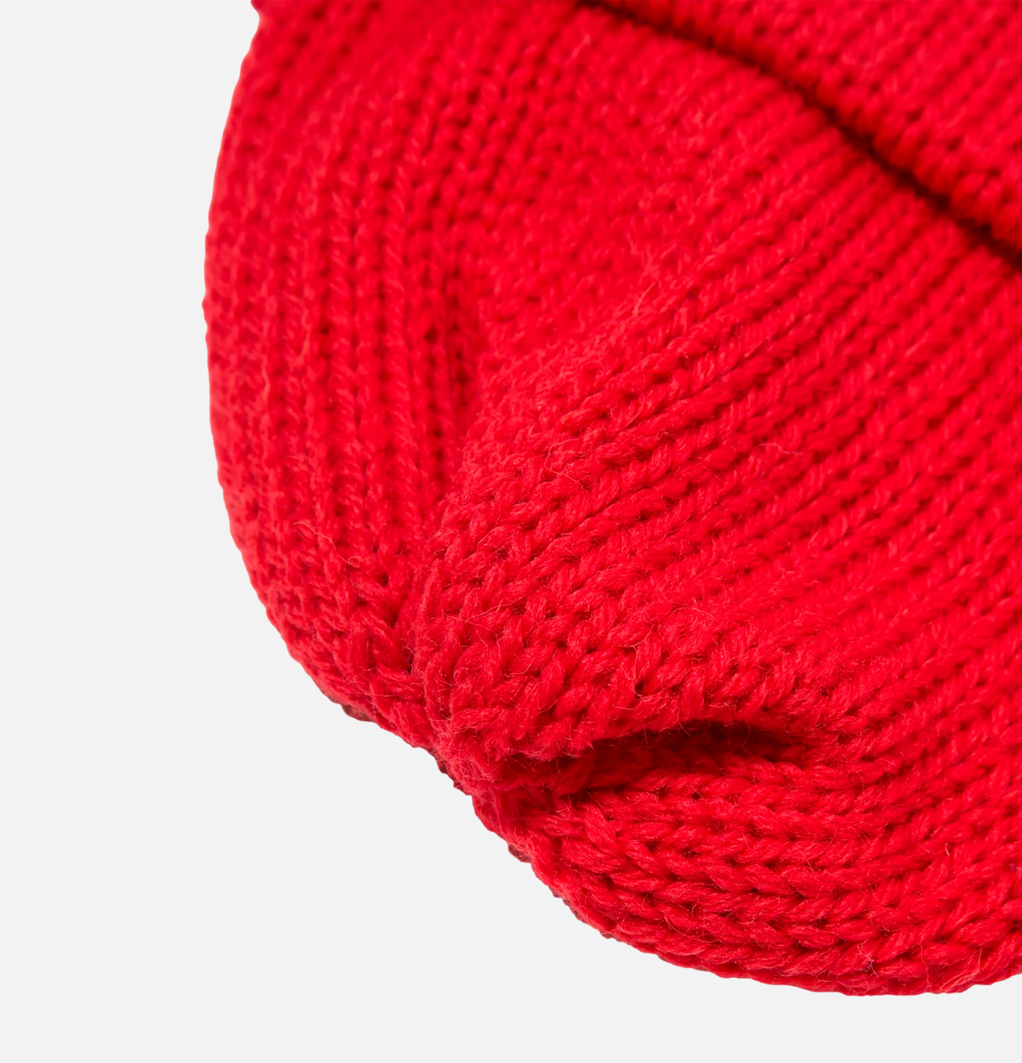 Short Watch Cap Beanie Red