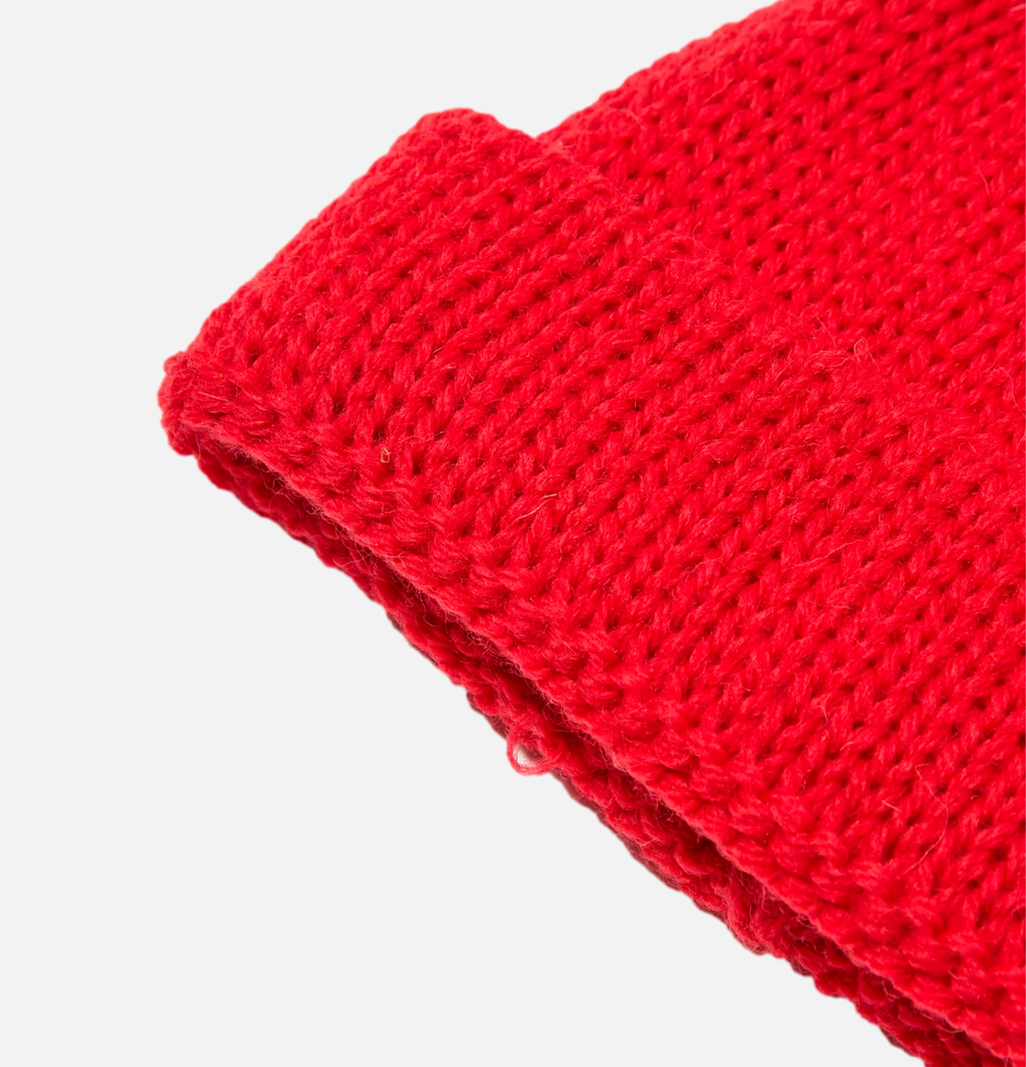 Short Watch Cap Beanie Red