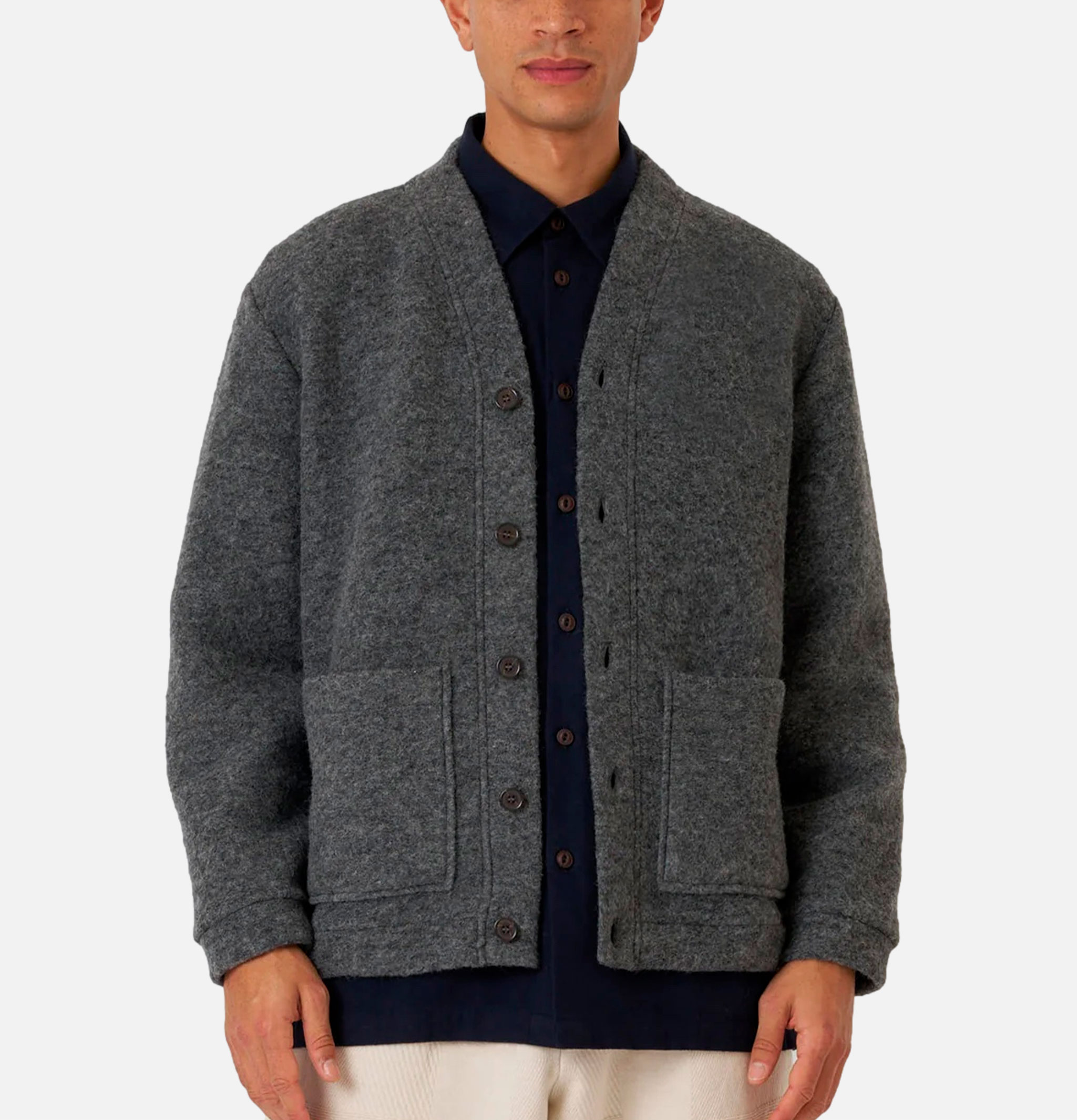 Avance Cardigan Grey Marl