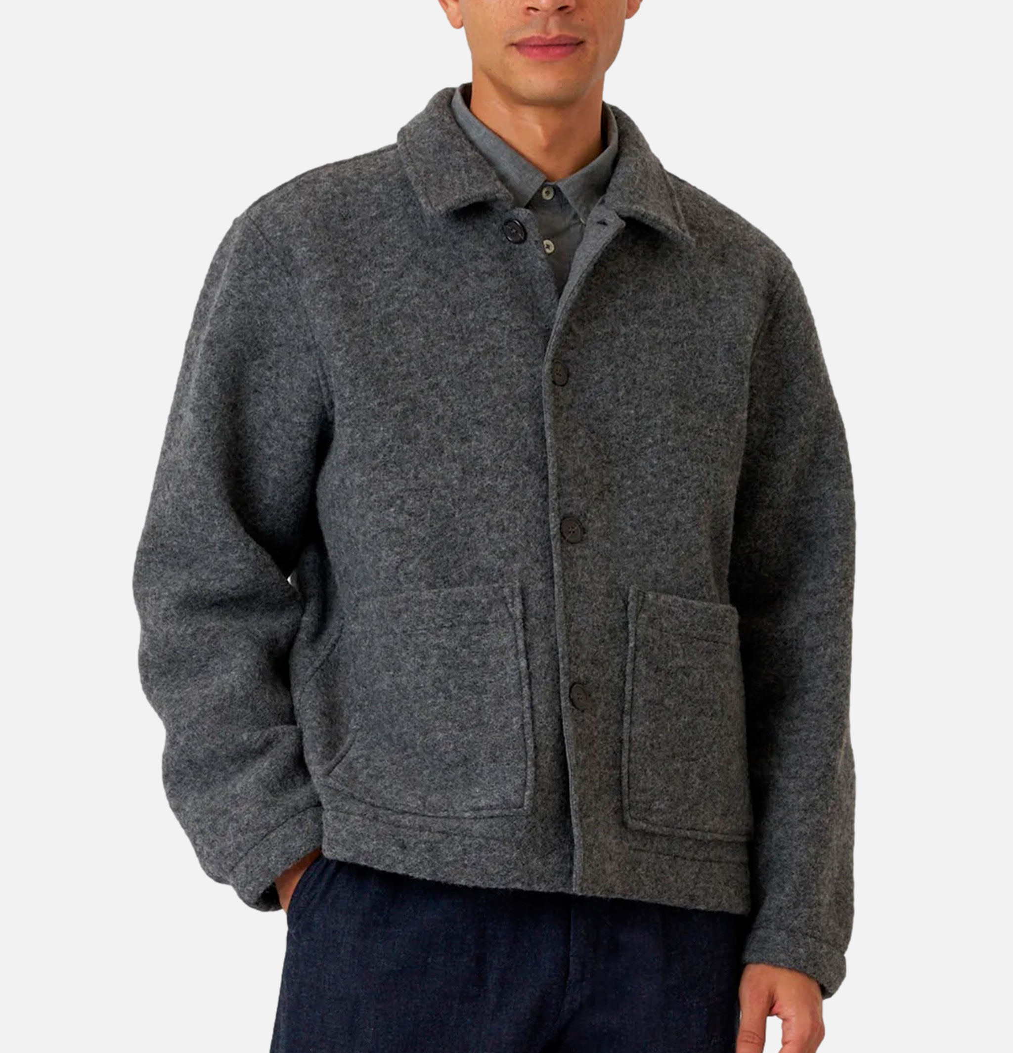 Rams Jacket Grey Marl