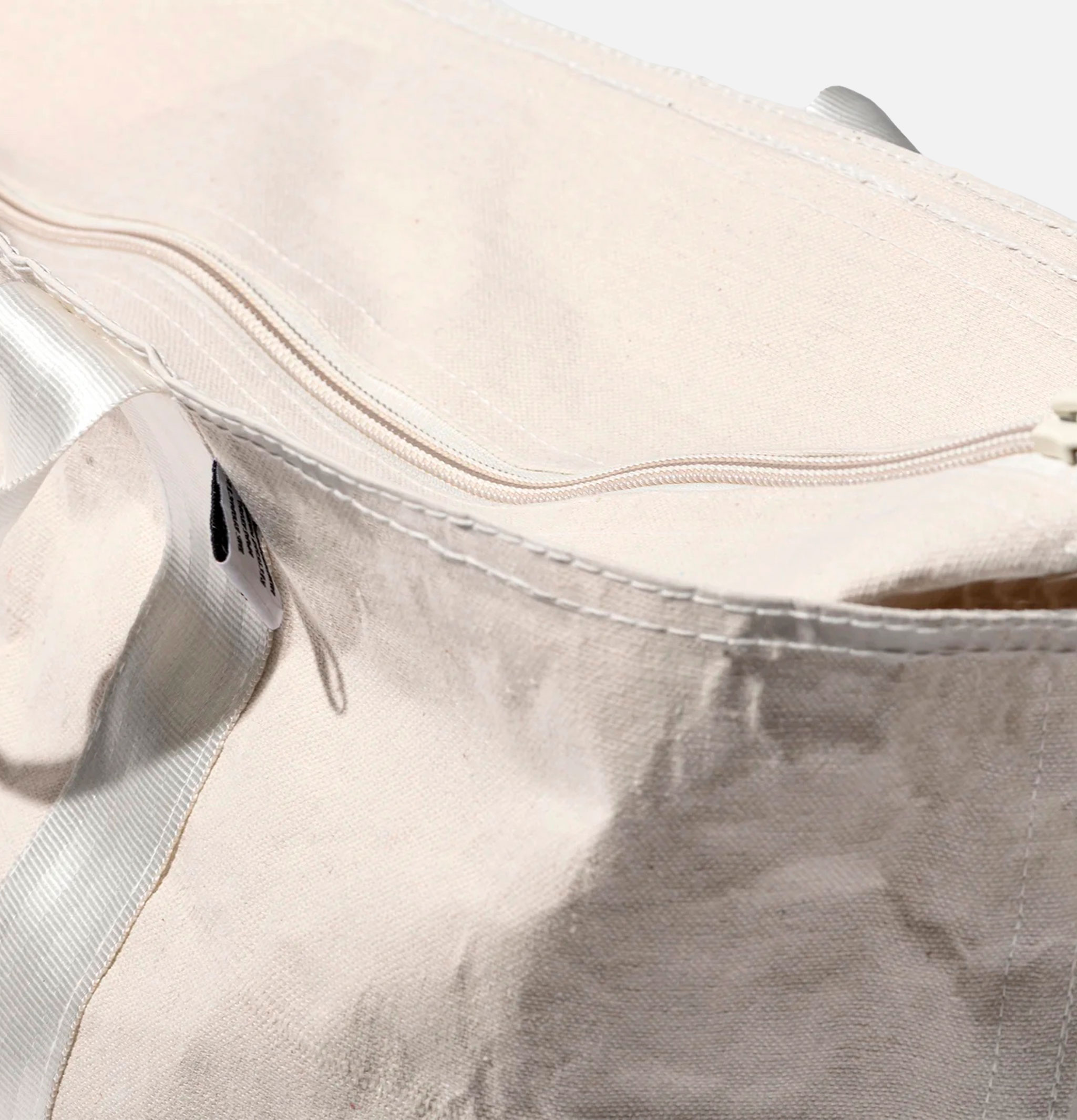 Cotton Laminate Bag Olive Larg