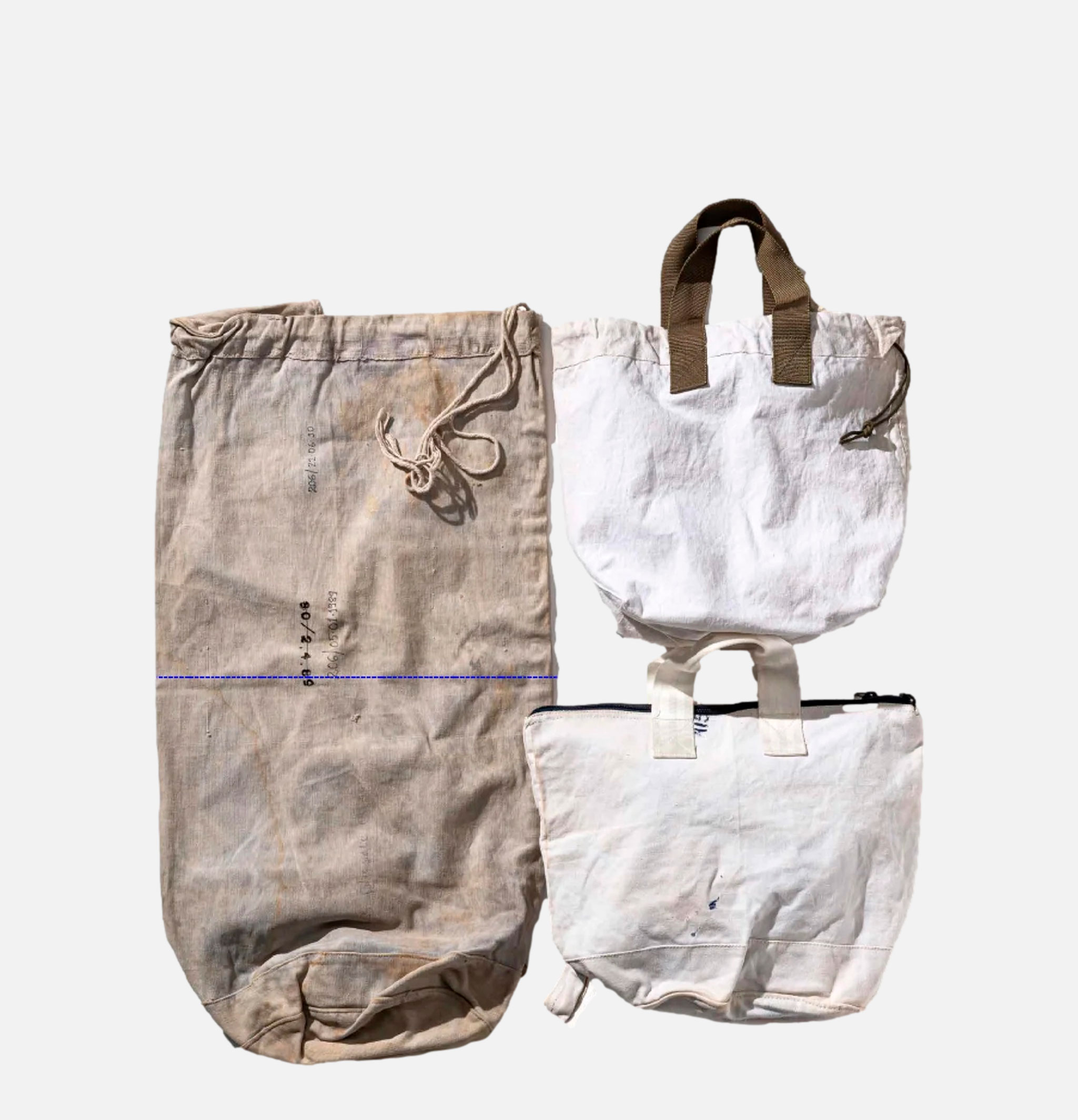 Postal Bag Converted To Tote