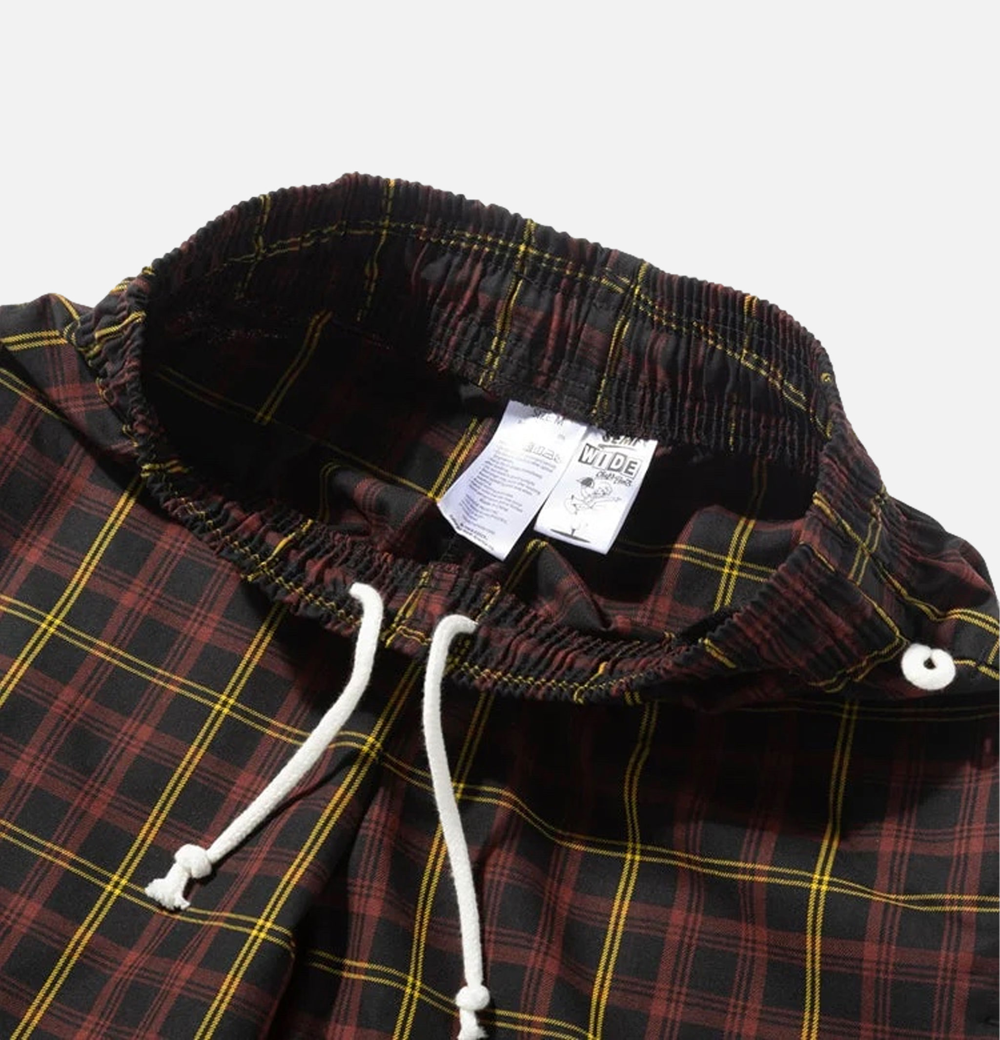 Semiwide Pant Tartan Check