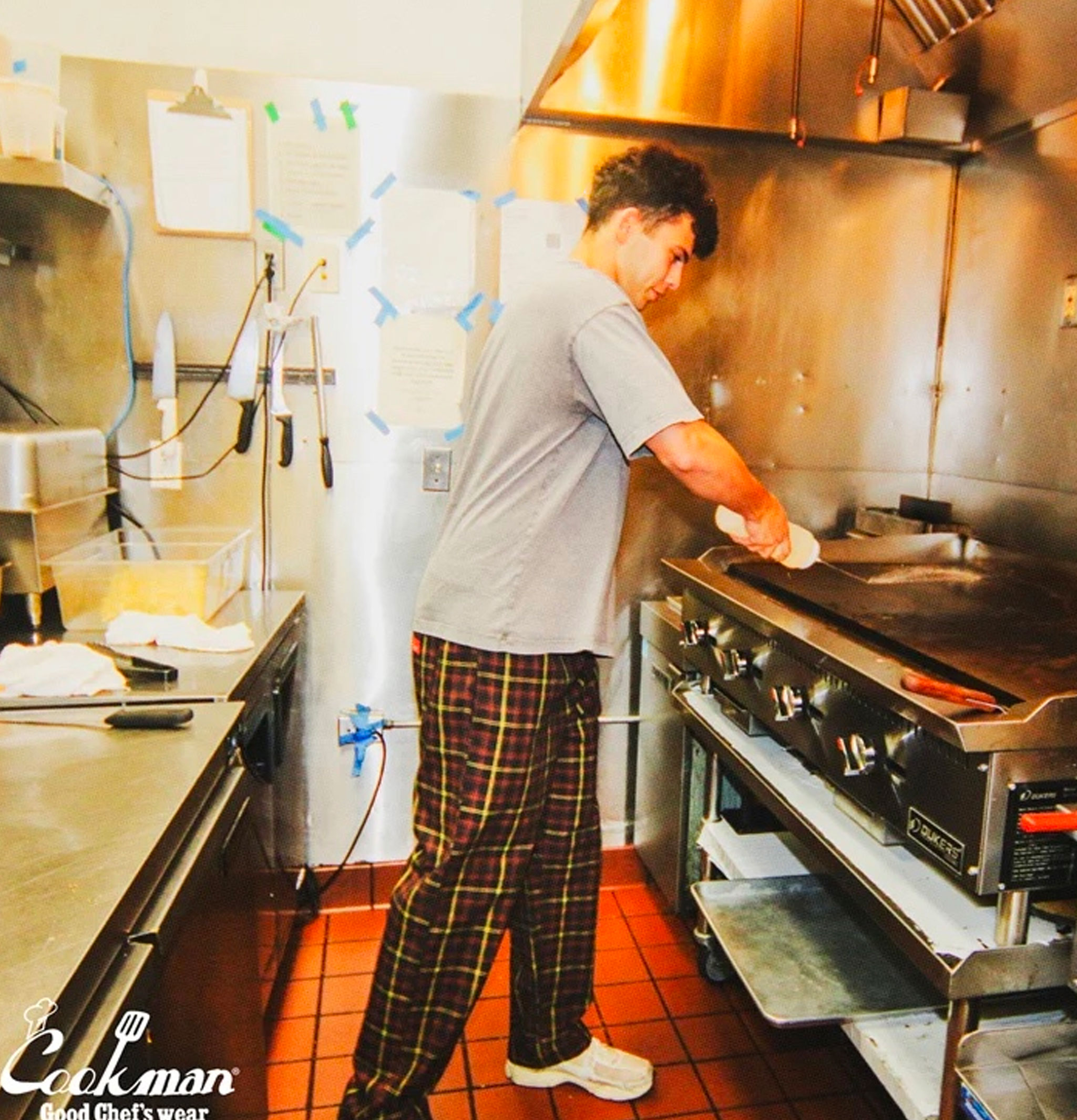 Semiwide Pant Tartan Check