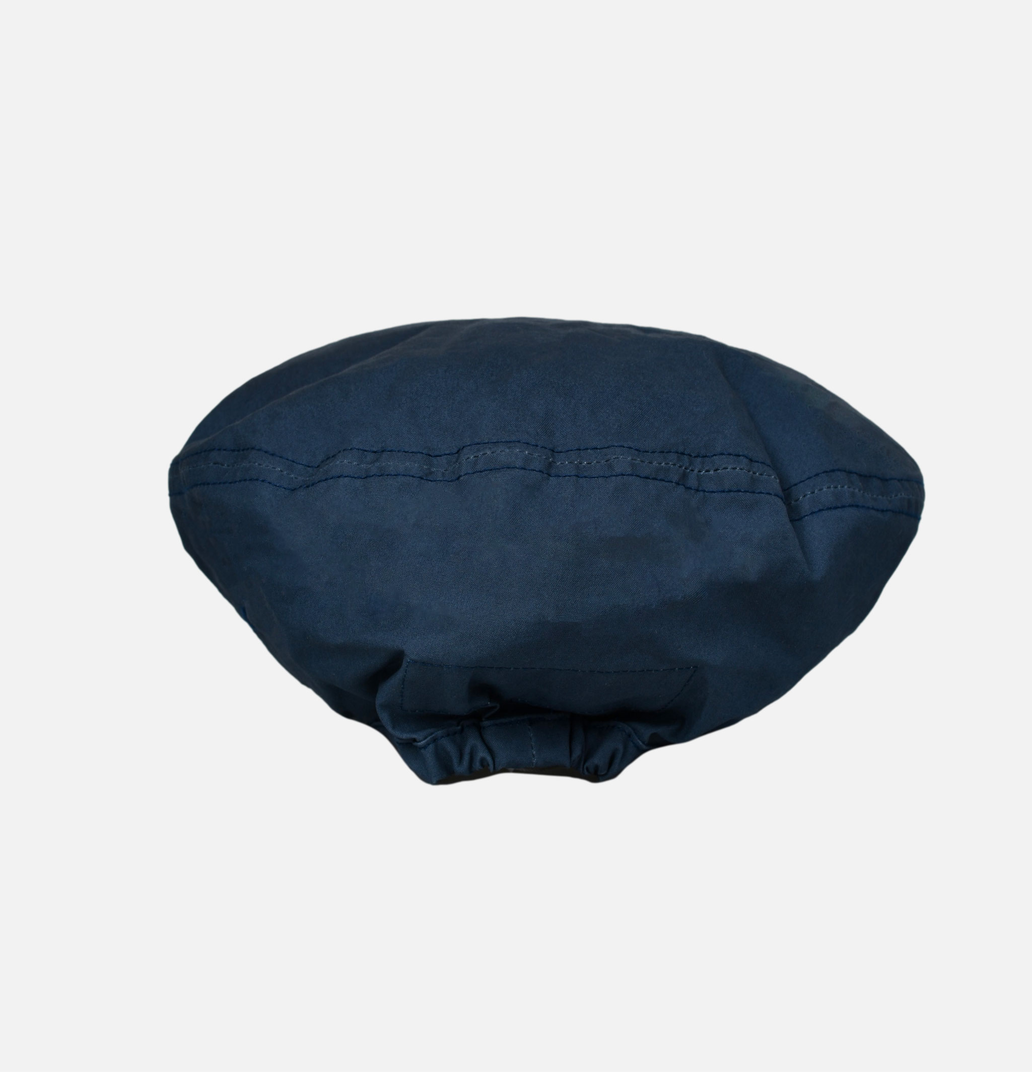 Waxed Cotton Beret Navy
