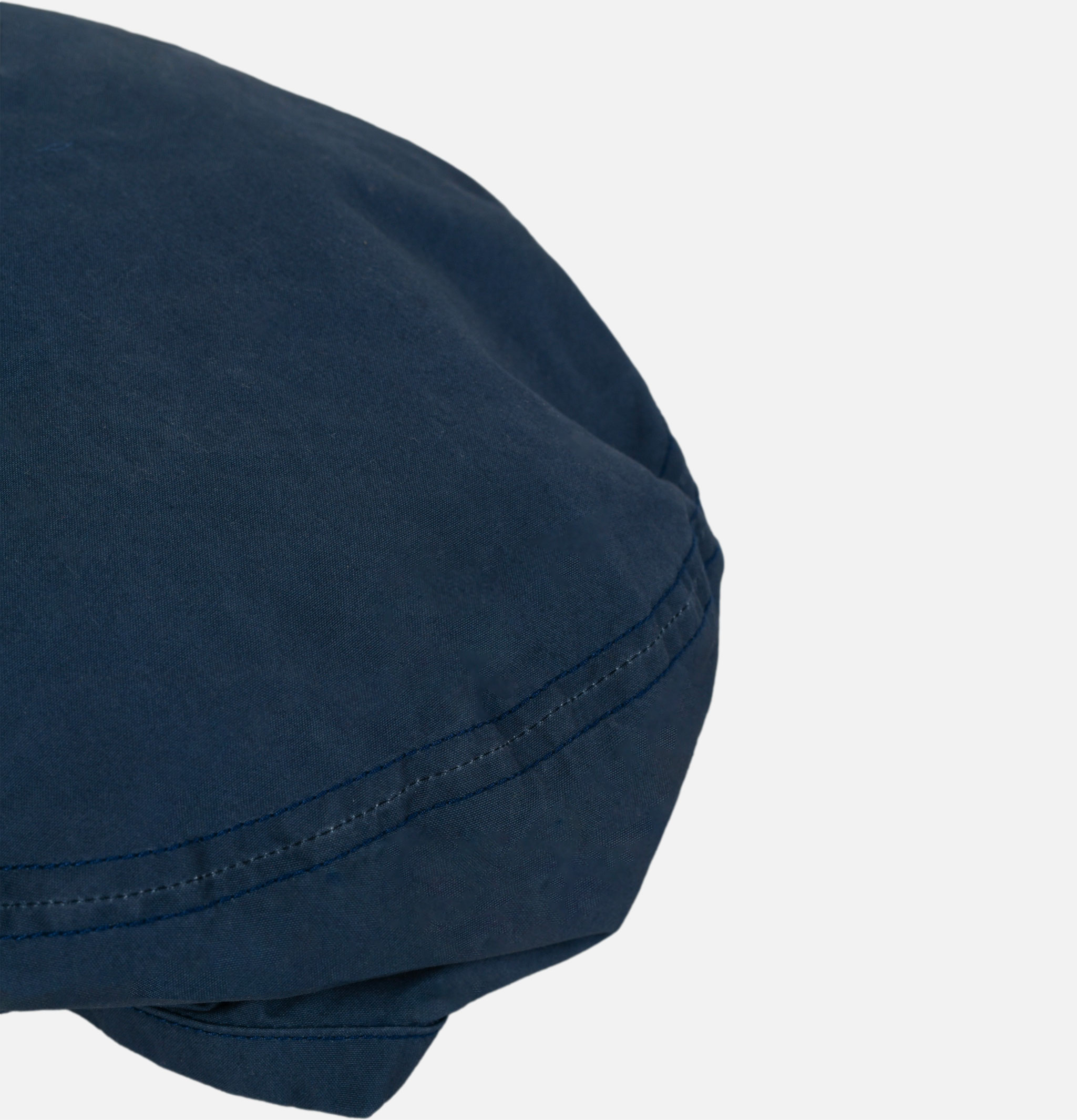 Waxed Cotton Beret Navy