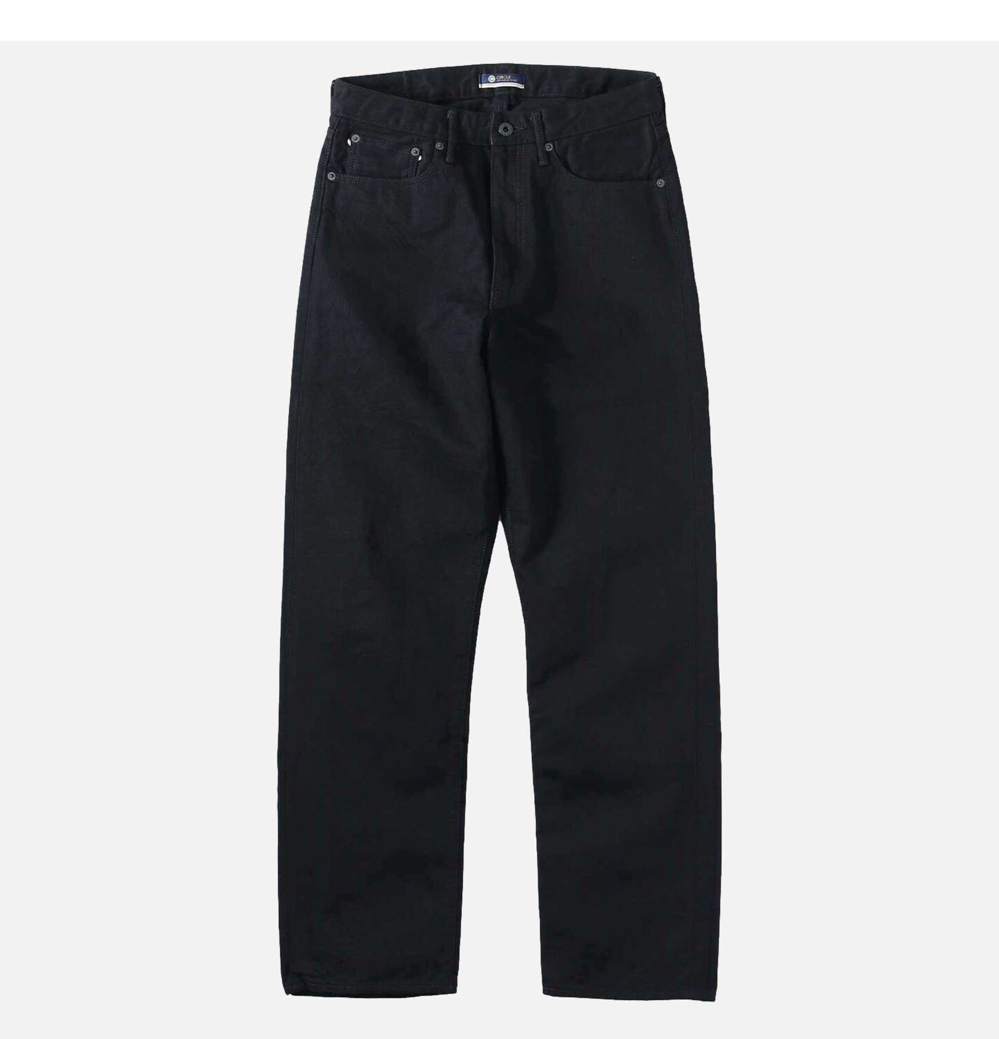 Black Denim Loose Straight